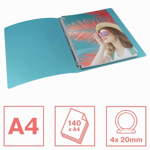 esselte-colour-breeze-ringordner-a4-4-ring-25-mm-mehrfarbig image 8
