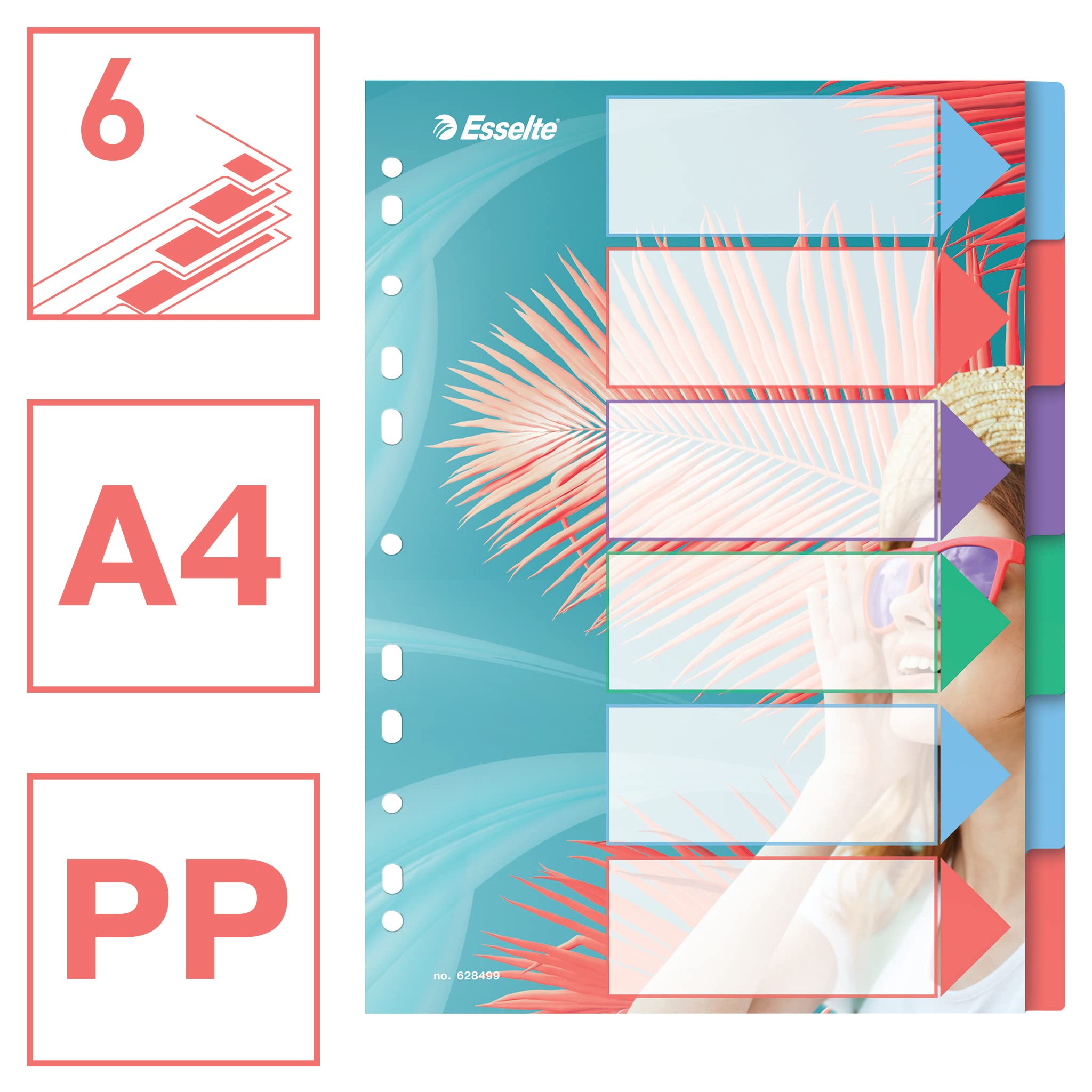 esselte-colour-breeze-a4-registerkarten-1-6-mehrfarbig image 2