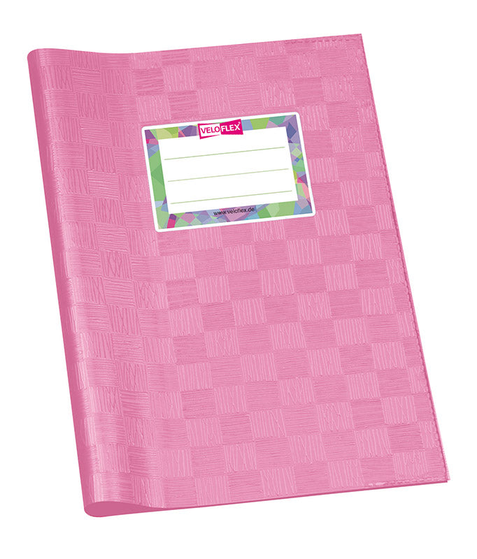 veloflex-schulhefth-lle-din-a5-pp-bastnarbung-rosa-mit-namensetikett image 5
