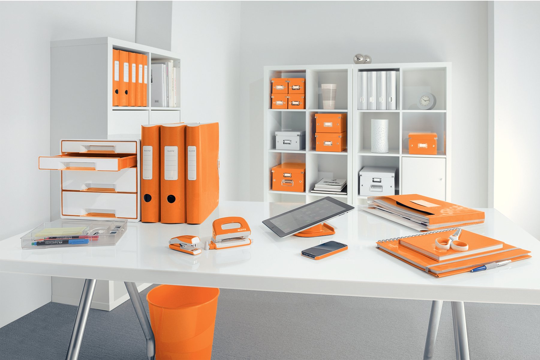 leitz-click-store-dvd-aufbewahrungsbox-mit-deckel-orange-60420044 image 4