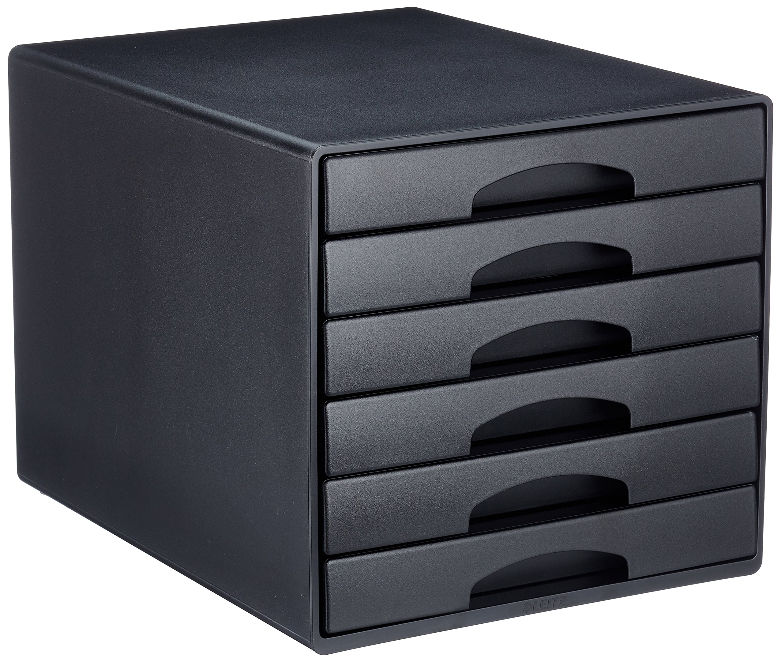 leitz-plus-52120095-schubladenbox-mit-6-schubladen-schwarz-f-r-a4 image 1