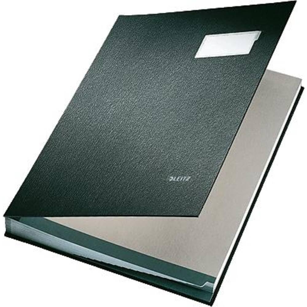 leitz-unterschriftsmappe-a4-20-f-cher-schwarz image 1