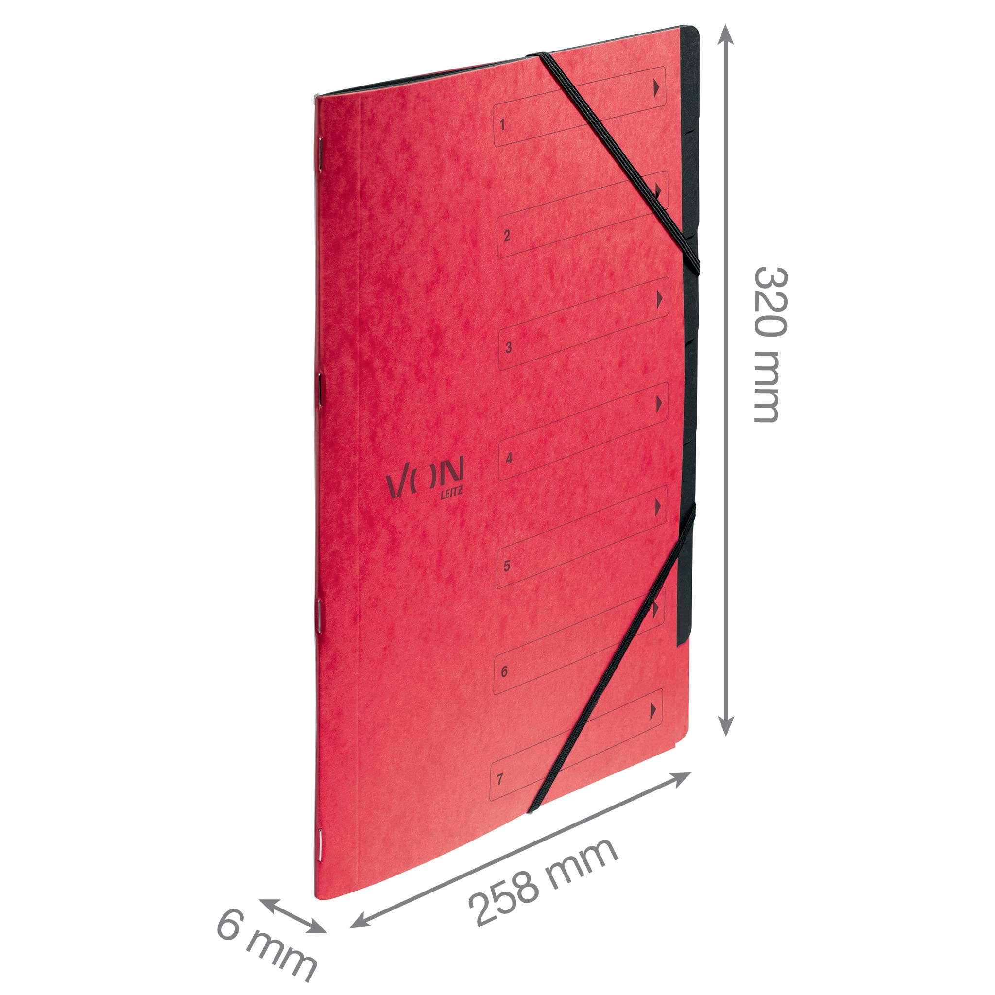 leitz-von-ordnungsmappe-a4-6-f-cher-mit-gummiband-rot-5er-pack-30140025 image 5