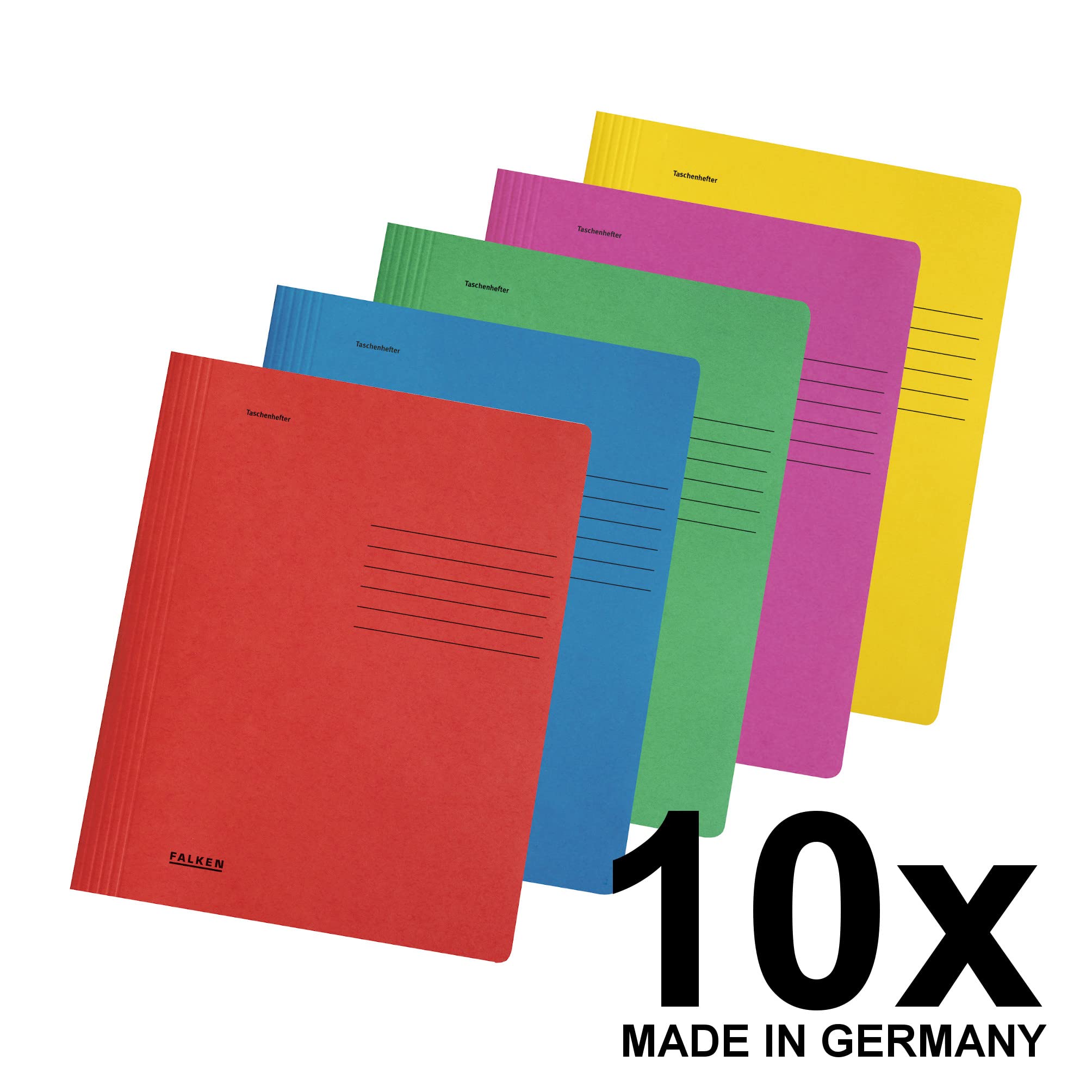 falken-taschenhefter-intensiv-din-a4-sortiert-10er-pack image 2