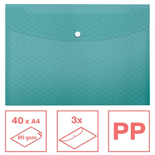 esselte-colour-breeze-a4-dokumententasche-mit-druckknopf-3er-set-blau image 8
