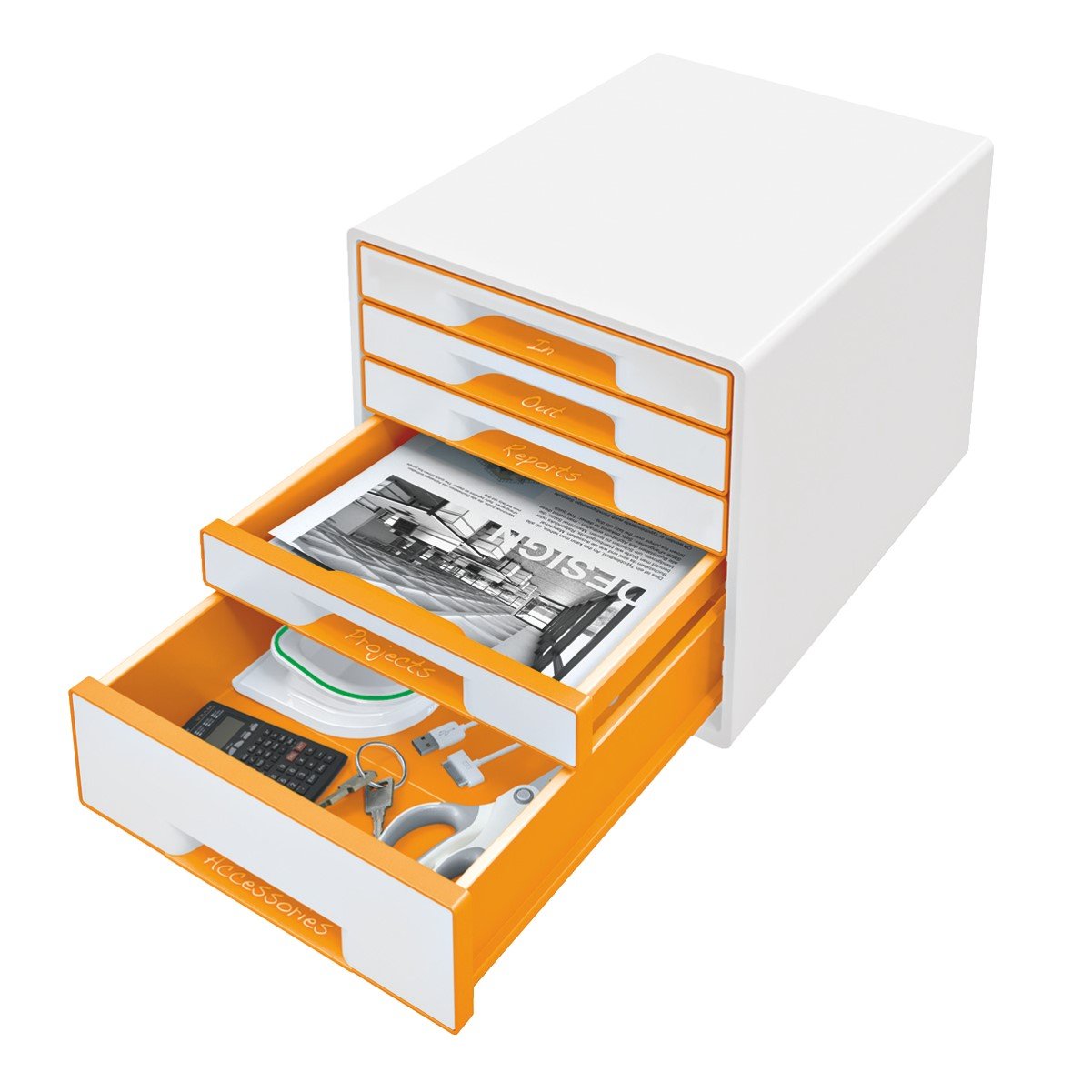 leitz-wow-cube-beschriftungsset-transparent-5-st-ck-61110000 image 3