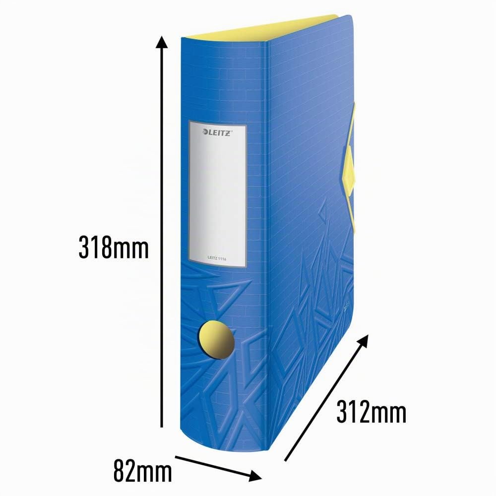 leitz-180-active-qualit-ts-ordner-a4-breit-8-2-cm-urban-chic-blau-11160032 image 2
