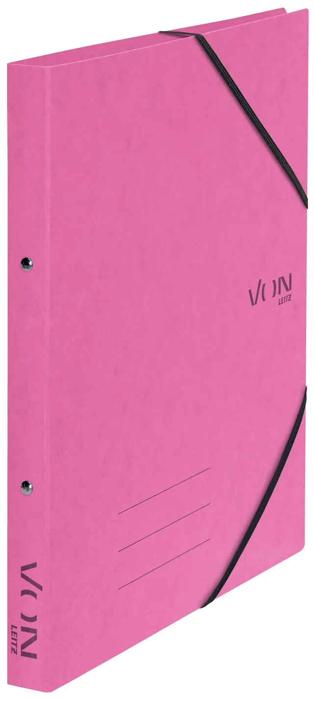 von-leitz-ringbuch-a4-2-ring-5er-pack-25-mm-fuchsia image 1