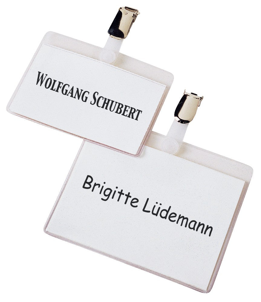 veloflex-velocard-namensschild-90-x-54-mm-hart-pvc-mit-hosentr-gerclip-transpare image 1