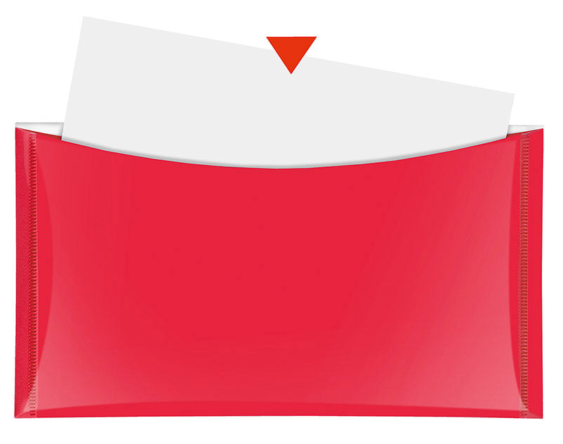 veloflex-projekt-dokumententasche-velocolor-din-lang-rot-ca-100-blatt-mit-tasche image 6