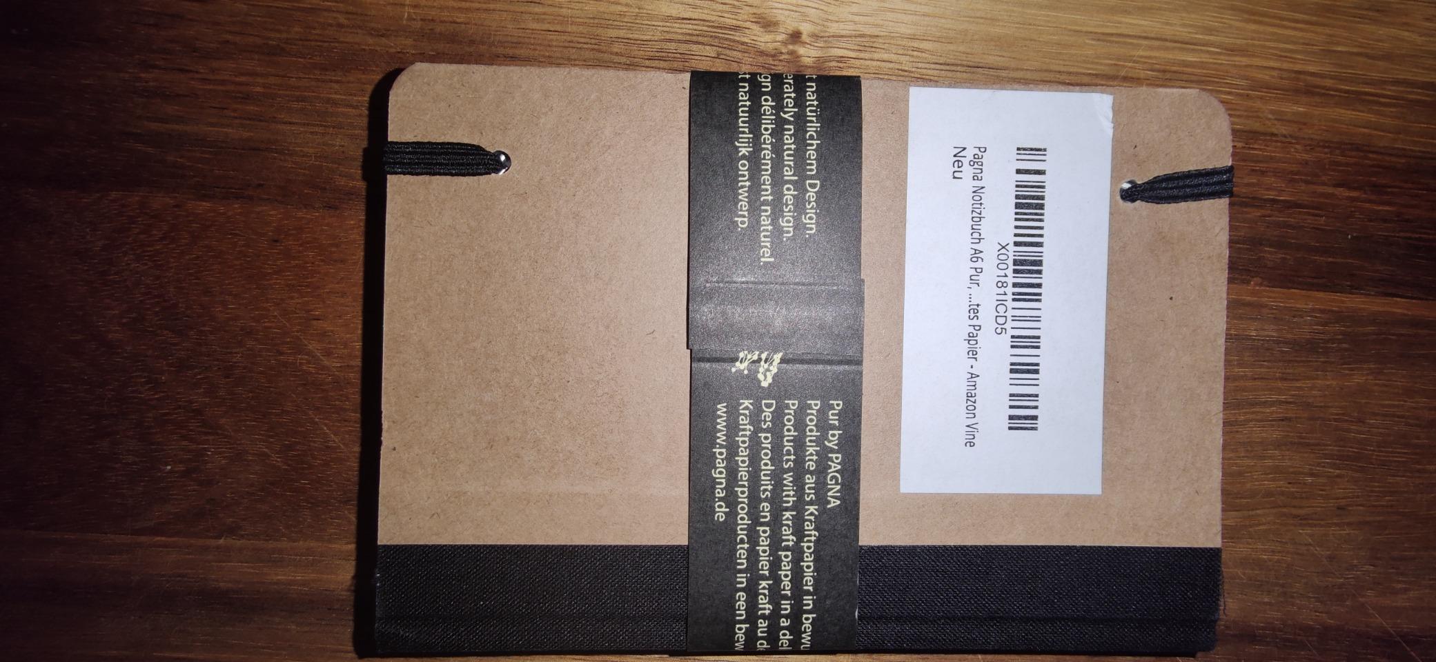 Schönes Notizbuch in Natur-Optik