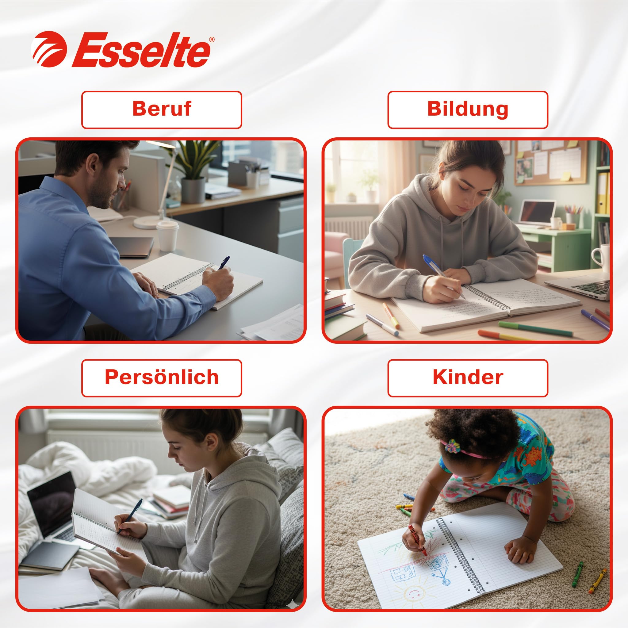 esselte-collegeblock-a4-liniert-gr-n-3er-pack-mit-doppelspirale-629017 image 4