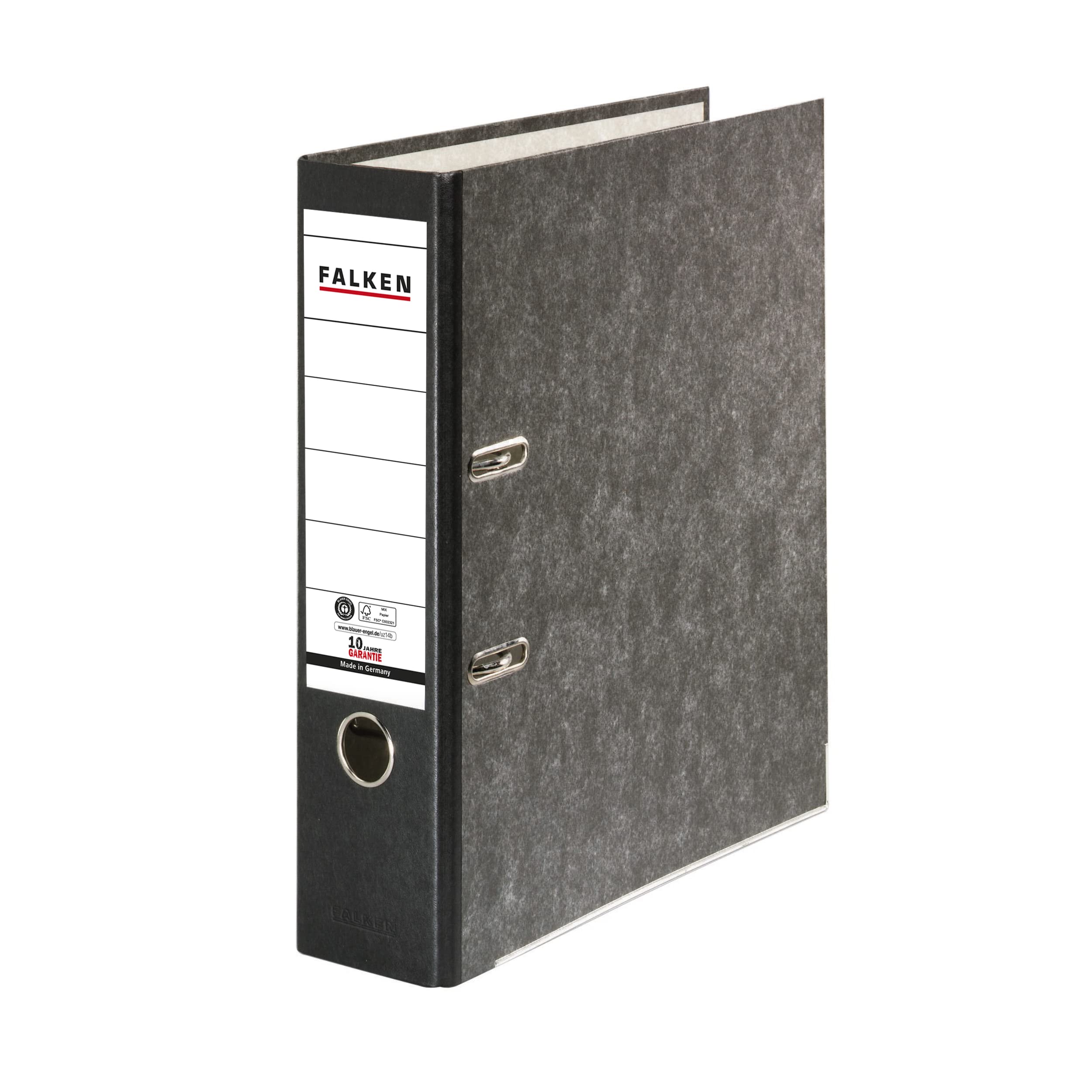 falken-recycling-ordner-a4-8-cm-schwarz-10er-pack-wolkenmarmor image 3