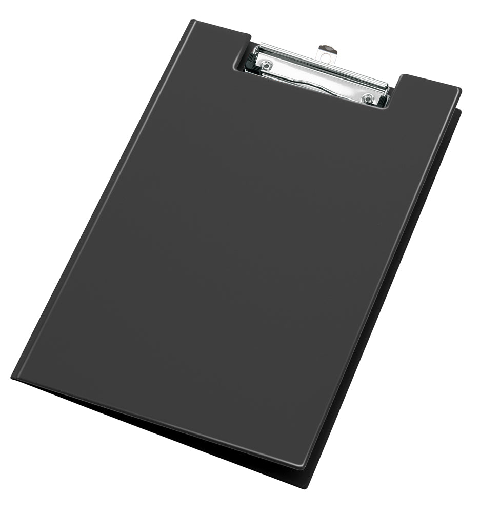 veloflex-clipboard-din-a4-pvc-folie-mit-spezialklammer-und-klarsichttasche-rot image 4