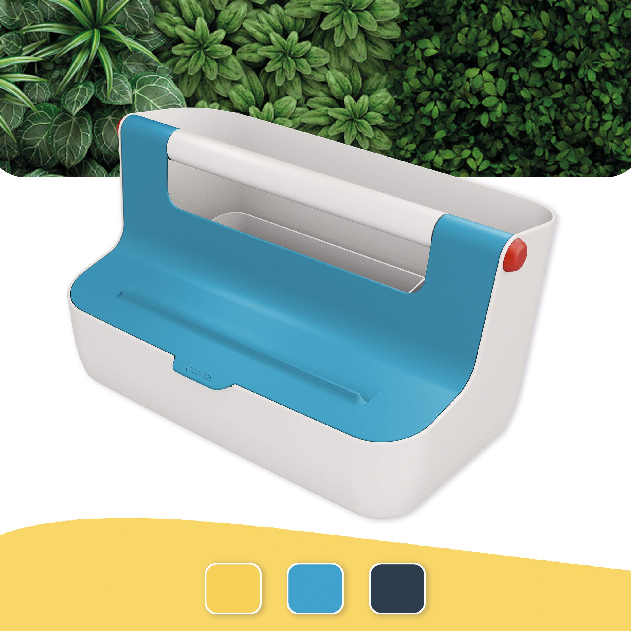 leitz-cosy-mobile-aufbewahrungsbox-hot-desking-mit-griff-sanftes-blau-61250061 image 2
