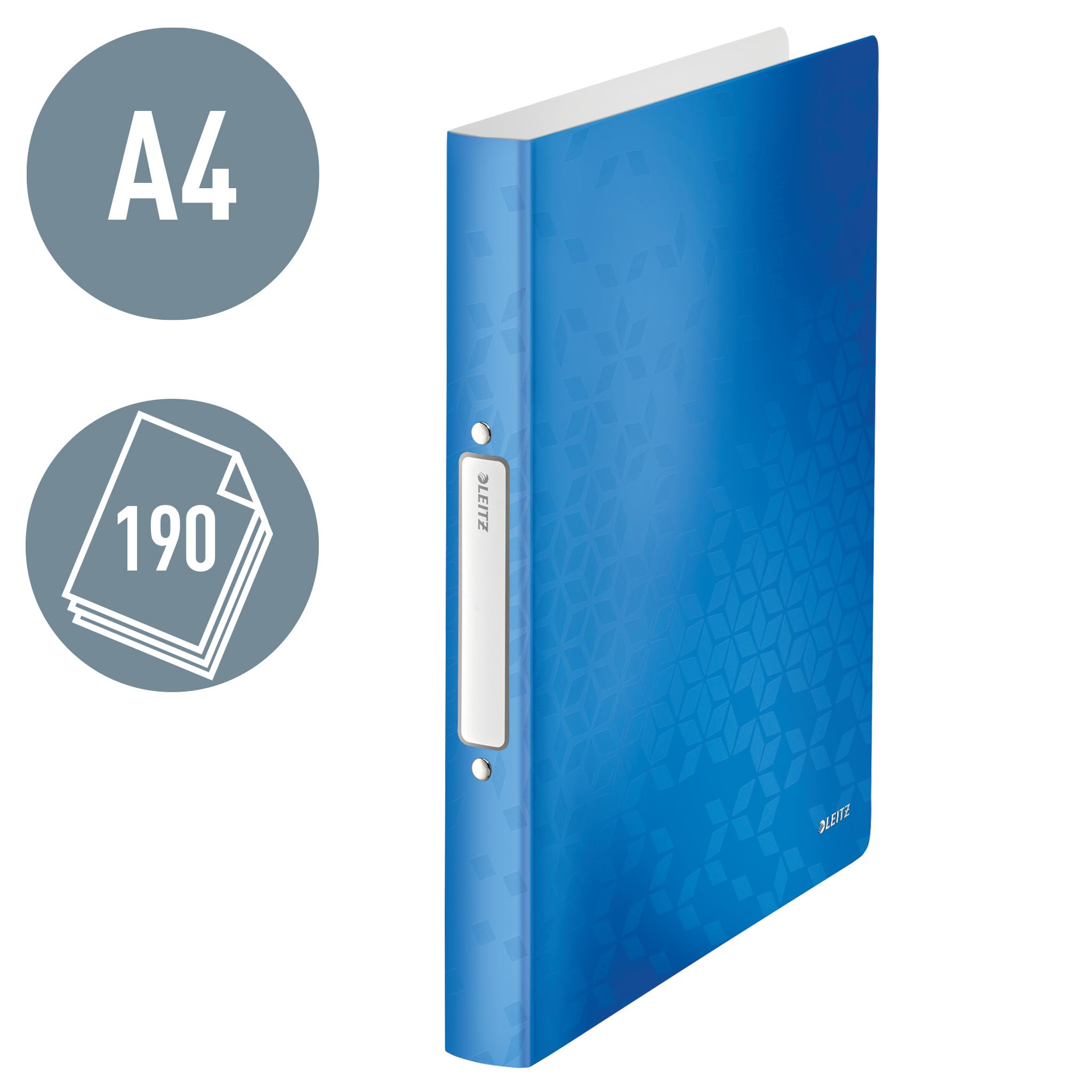 leitz-wow-ringbuch-a4-2-ringe-25-mm-blau-metallic-42570036 image 3