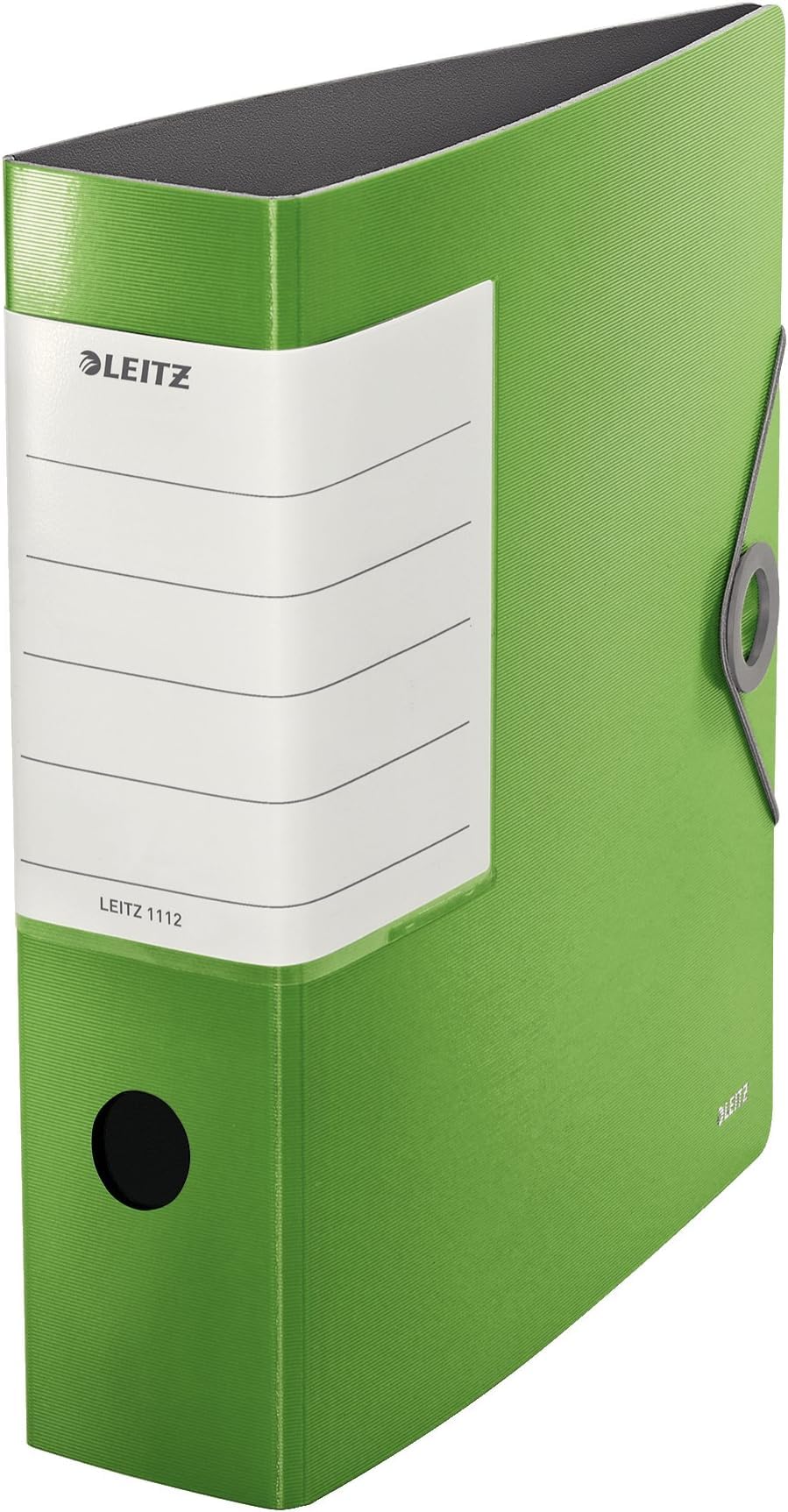 leitz-180-solid-qualit-ts-ordner-a4-82-mm-r-cken-hellgr-n-mit-gummiband-11120050 image 3