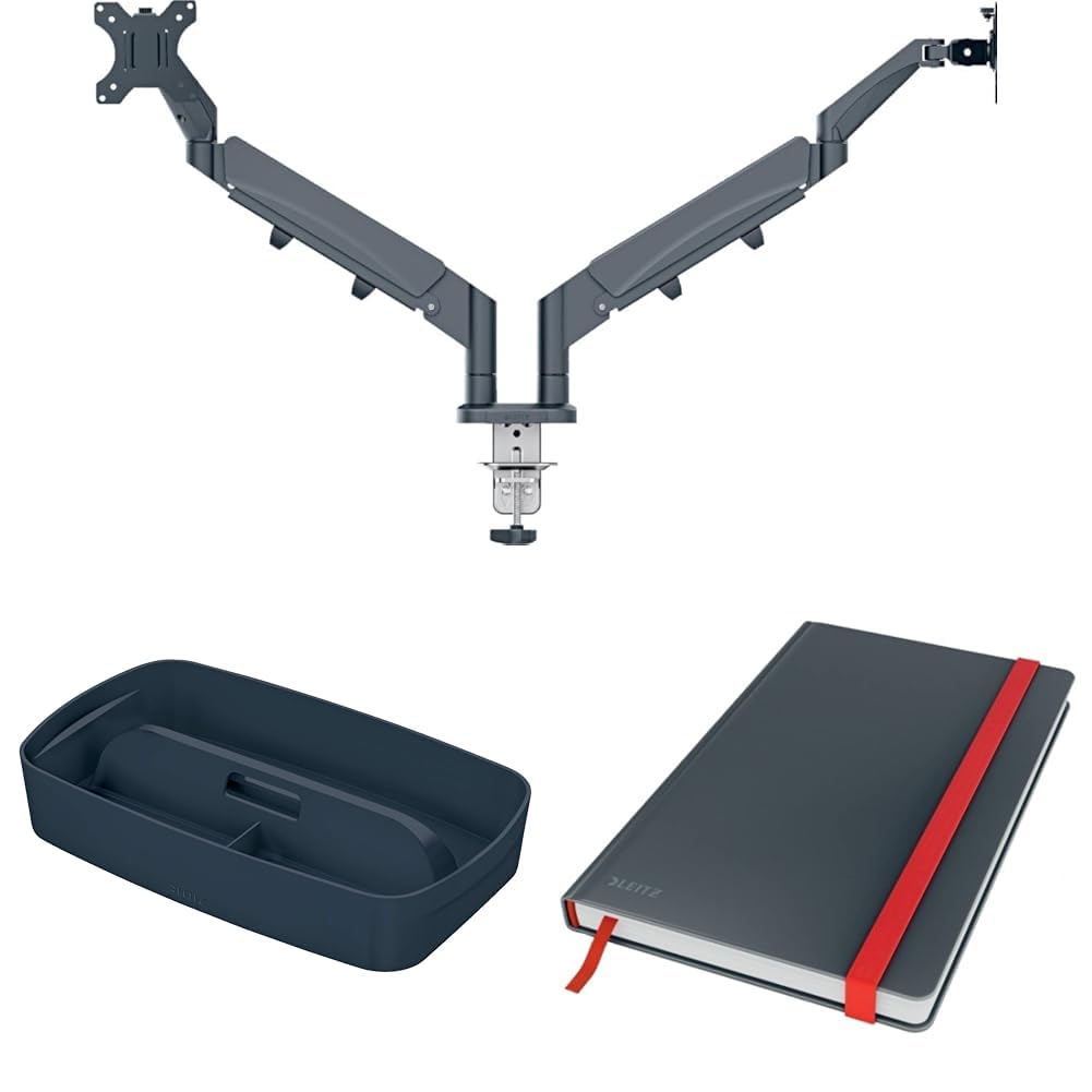 leitz-ergo-doppel-monitor-arm-2x32-zoll-vesa-grau-65370089 image 8