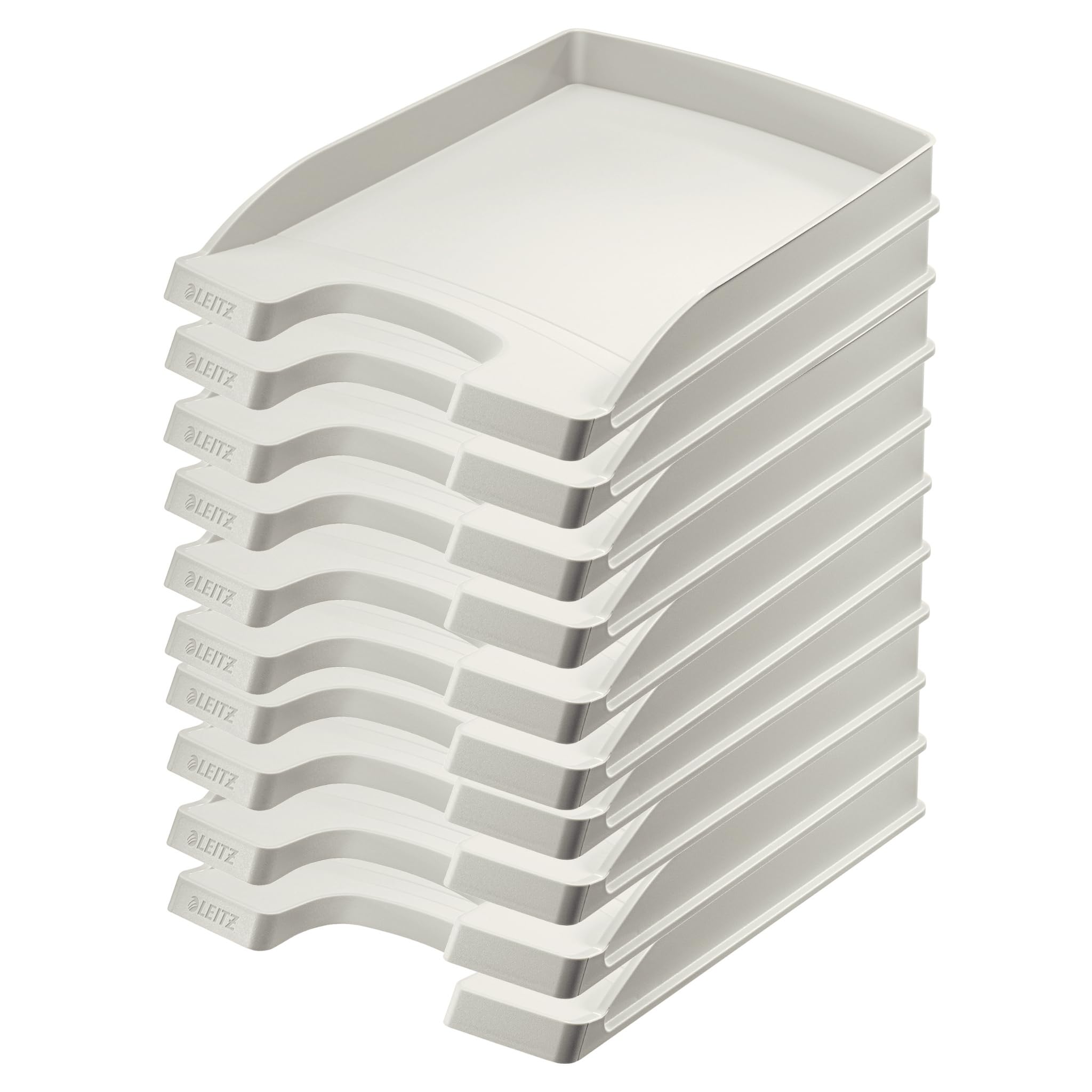 leitz-briefkorb-flach-a4-transparent-10er-pack-plus-serie-52370003 image 5