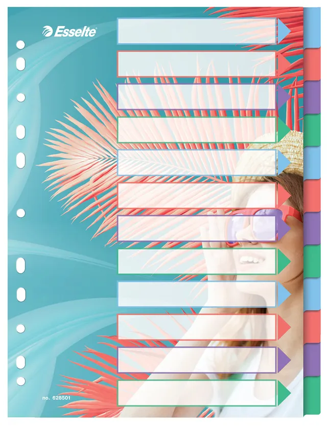 esselte-colour-breeze-a4-registerkarten-1-12-12-trennbl-tter-mehrfarbig image 1