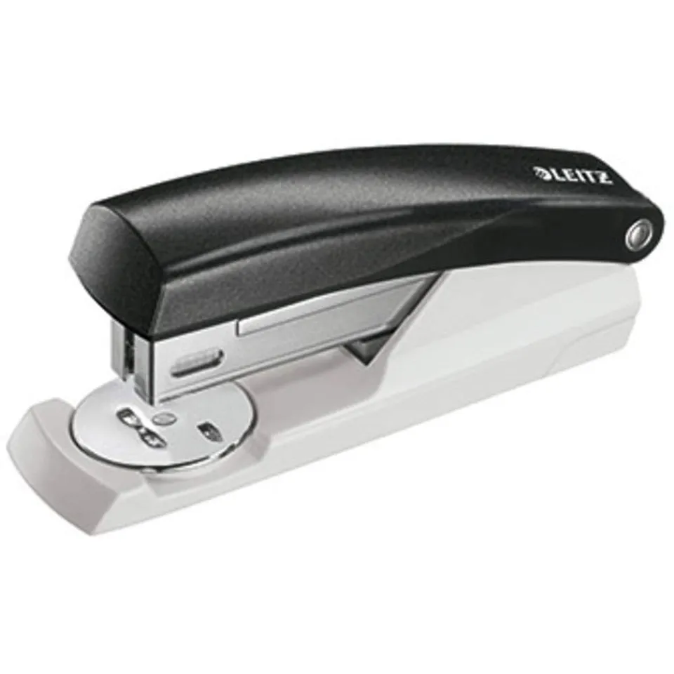 leitz-nexxt-b-rotacker-aus-metall-schwarz-25-blatt-oberlademechanik-inkl-200-kla image 1