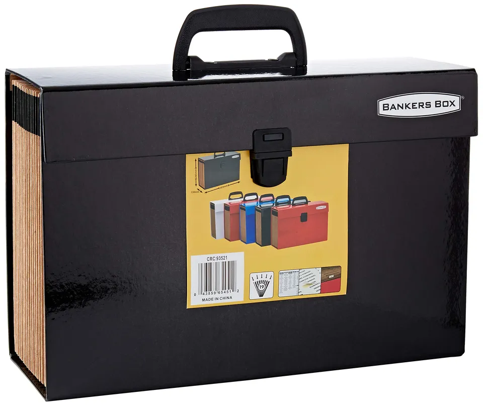 bankers-box-handifile-f-chermappe-19-f-cher-a4-mit-griff-schwarz image 1