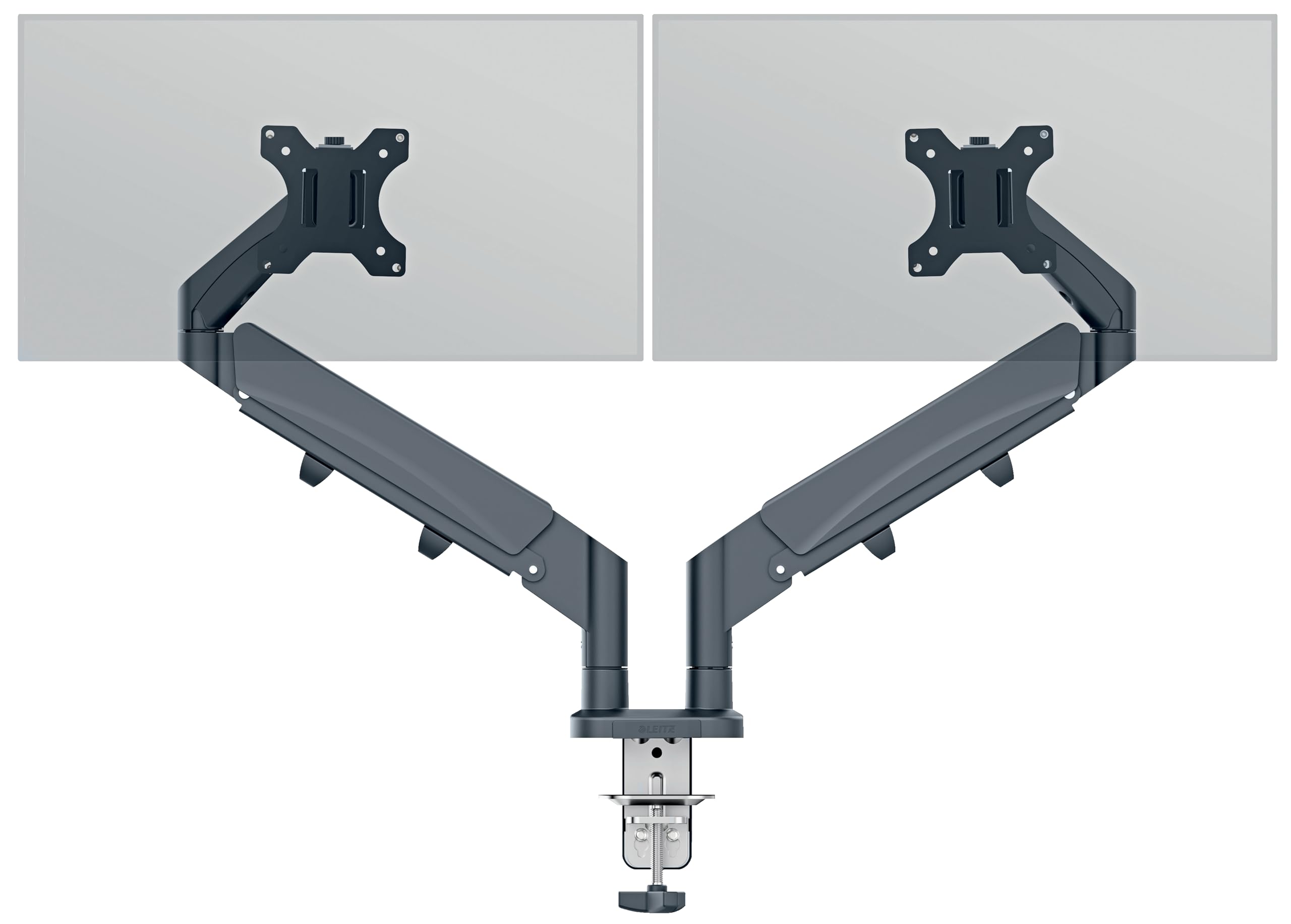 leitz-ergo-doppel-monitor-arm-2x32-zoll-vesa-grau-65370089 image 1