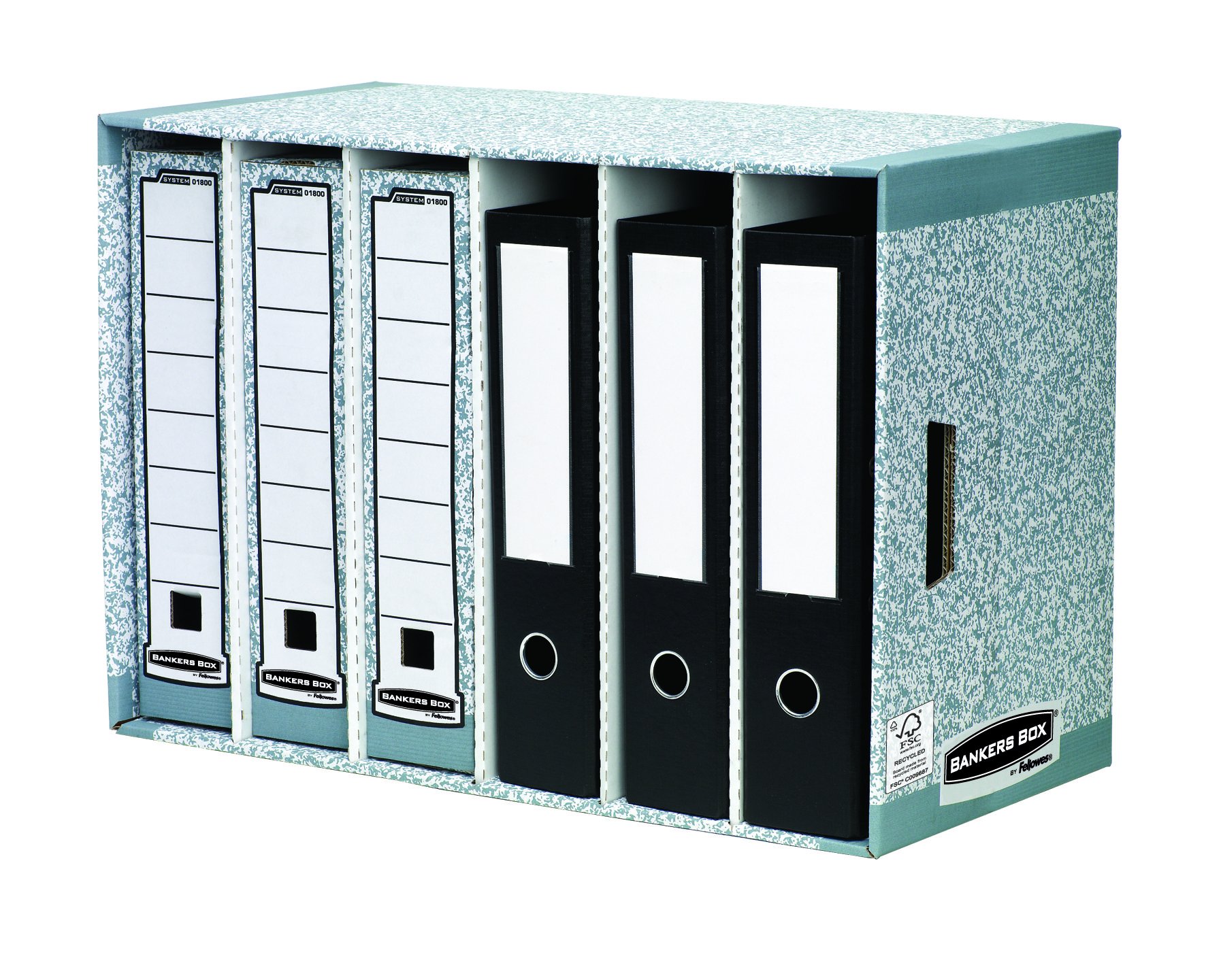 bankers-box-system-ordnerarchiv-6-f-cher-grau image 2