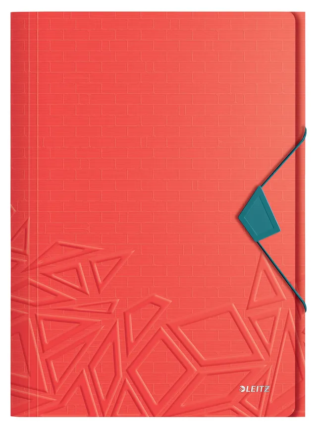 leitz-urban-chic-eckspannermappe-a4-f-r-150-blatt-kunststoff-rot-46490020 image 1