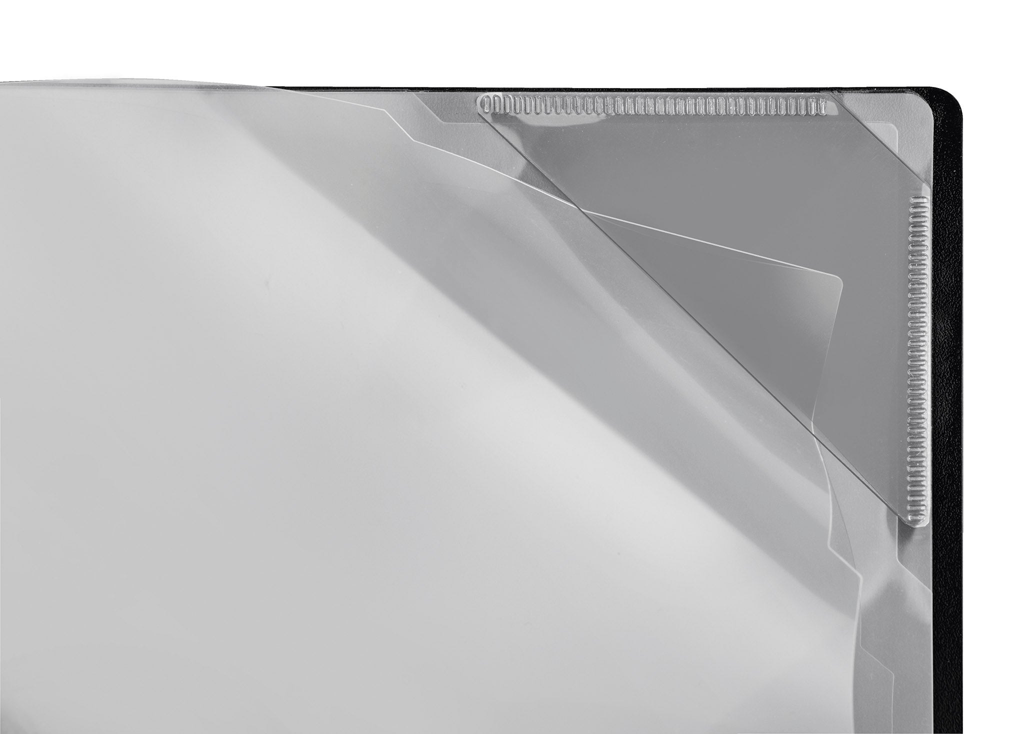 veloflex-sichtmappe-diamond-din-a4-pp-schwarz-mit-4-sichttaschen image 3
