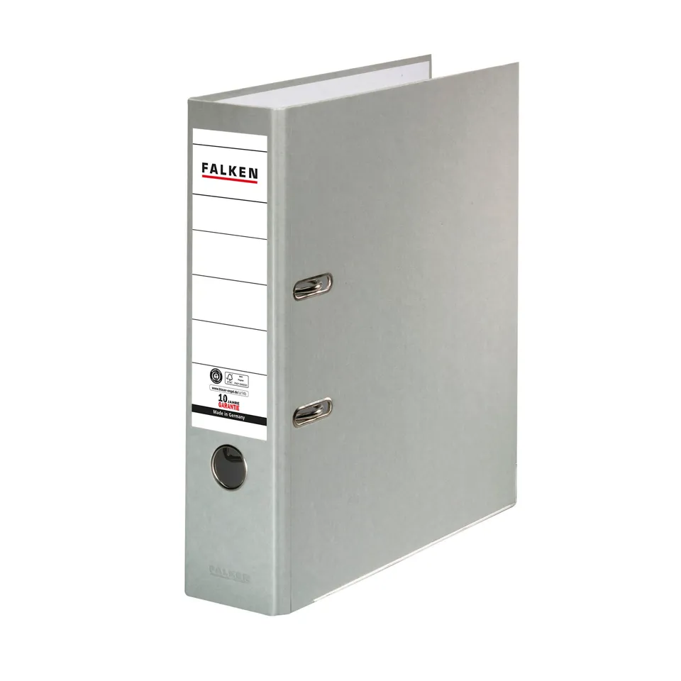 falken-recycolor-umwelt-ordner-din-a4-80-mm-grau image 1