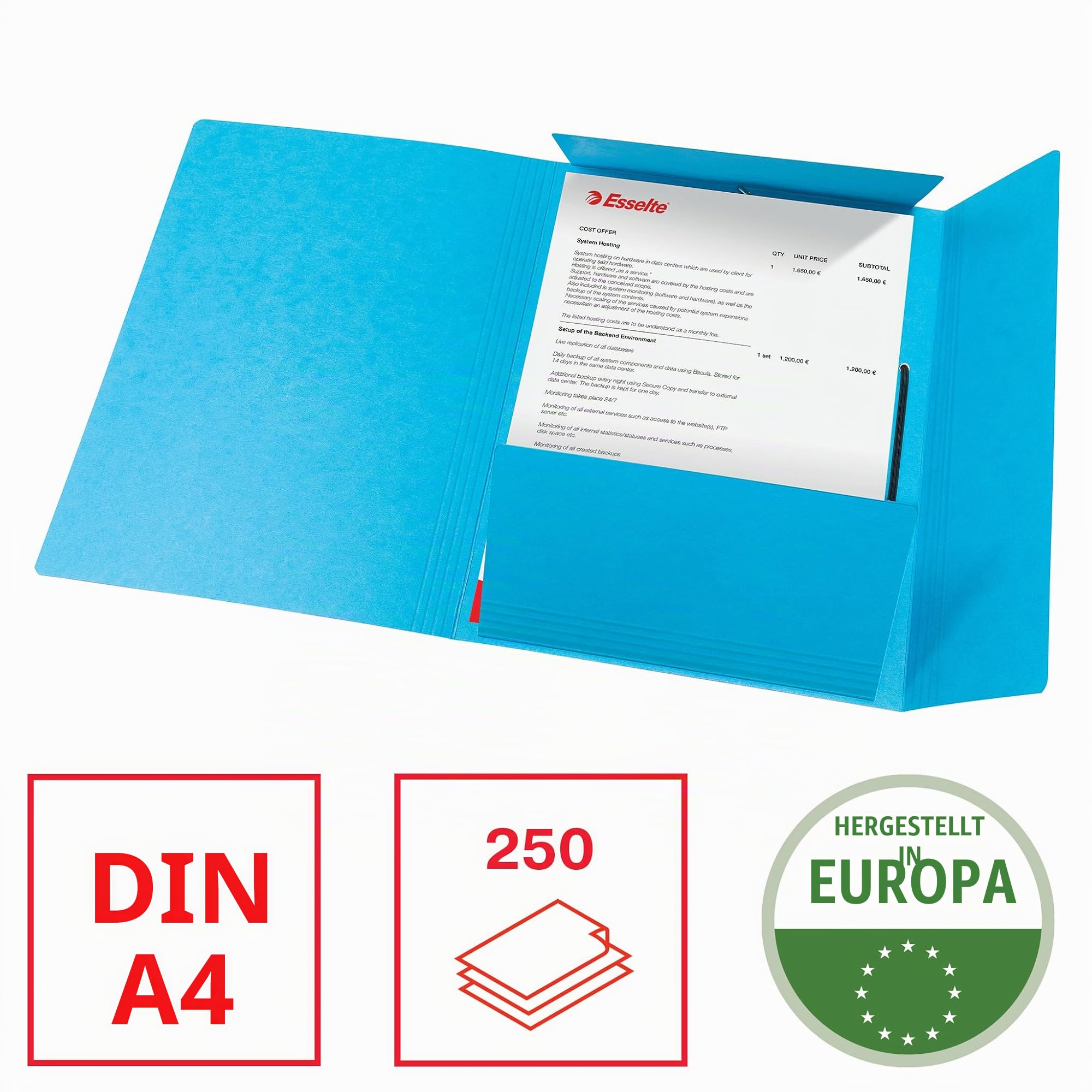 esselte-eckspannermappe-a4-628938-10er-pack-390g-karton-250-blatt image 3