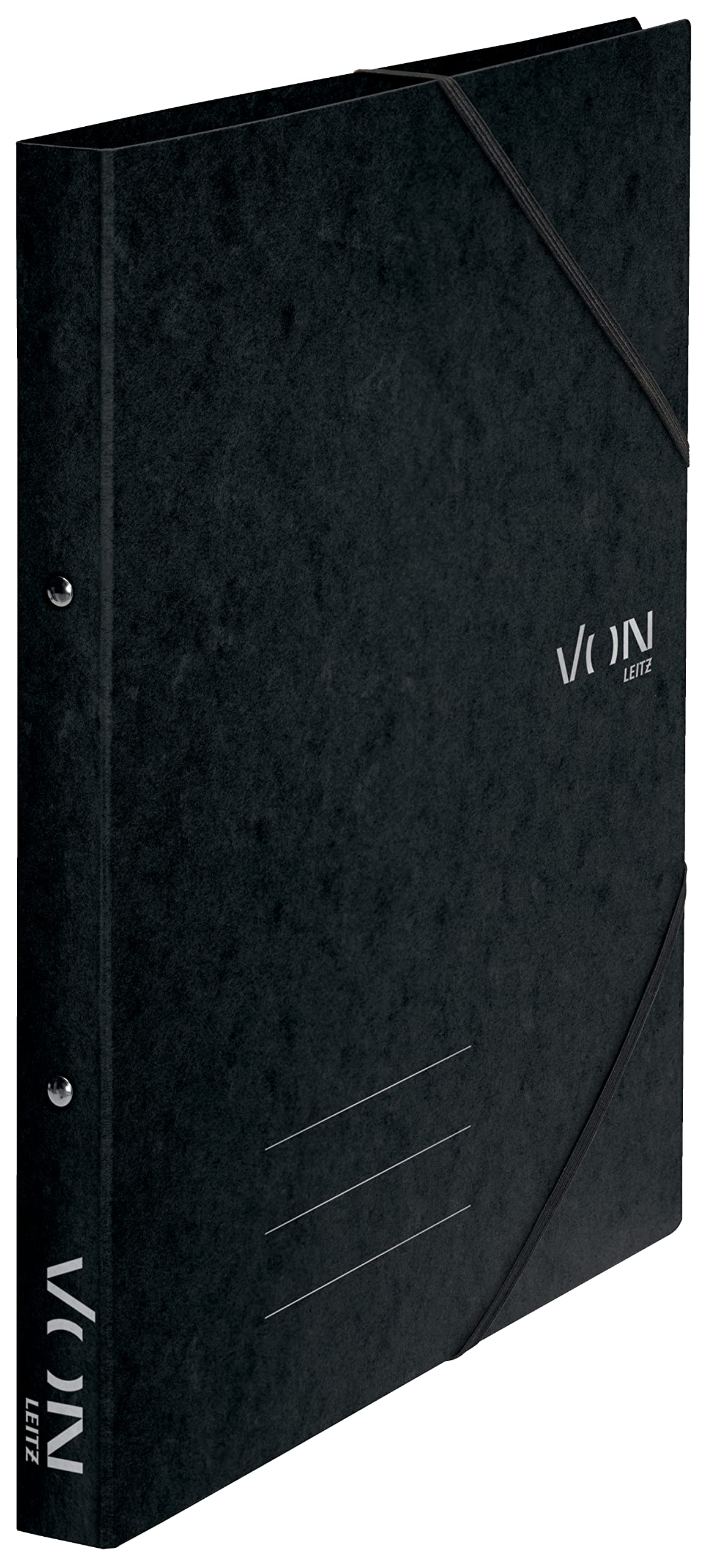 leitz-von-ringbuch-a4-2-ringe-25-mm-schwarz-5-st-ck-30120095 image 1