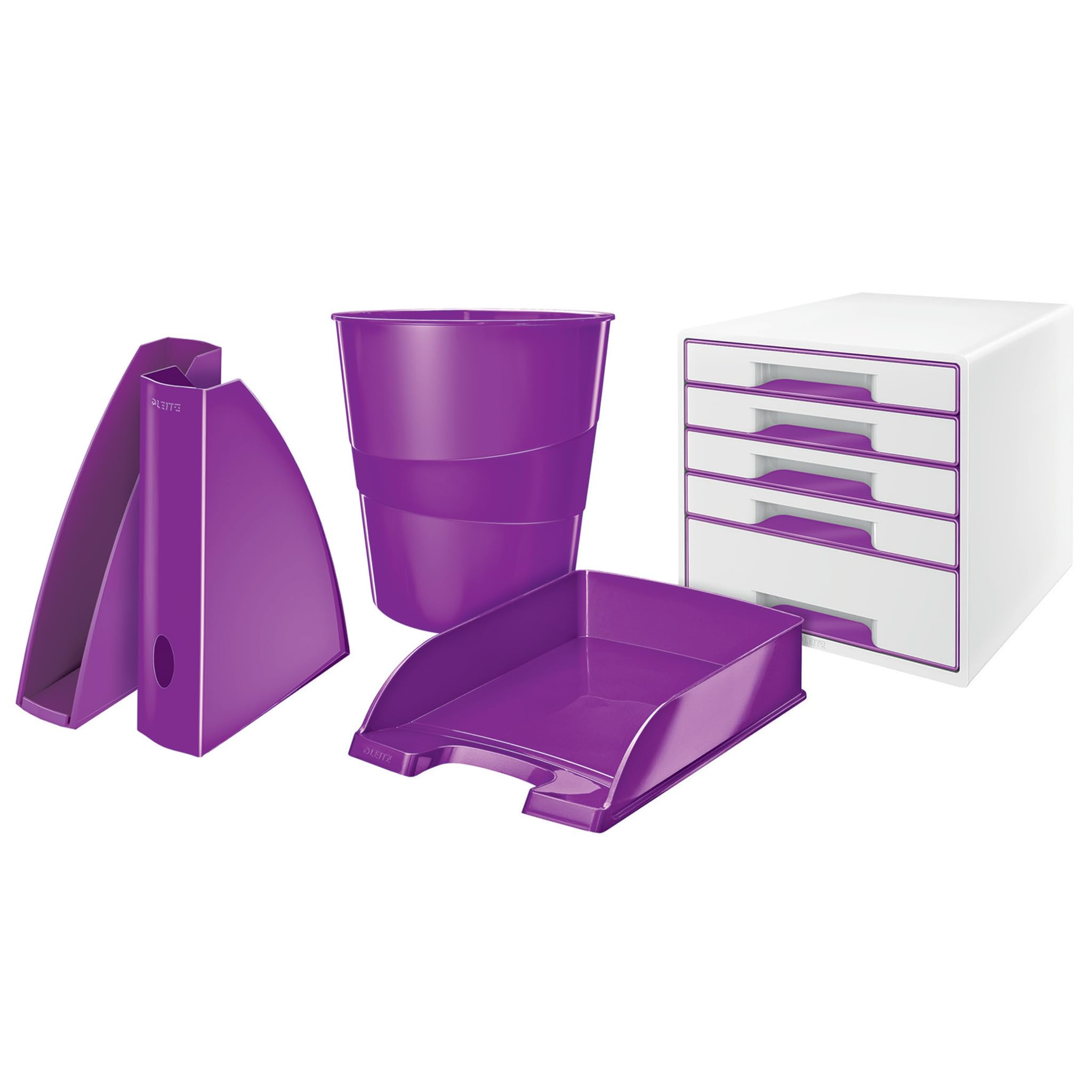 leitz-wow-papierkorb-15-liter-kunststoff-violett-metallic-52781062 image 6