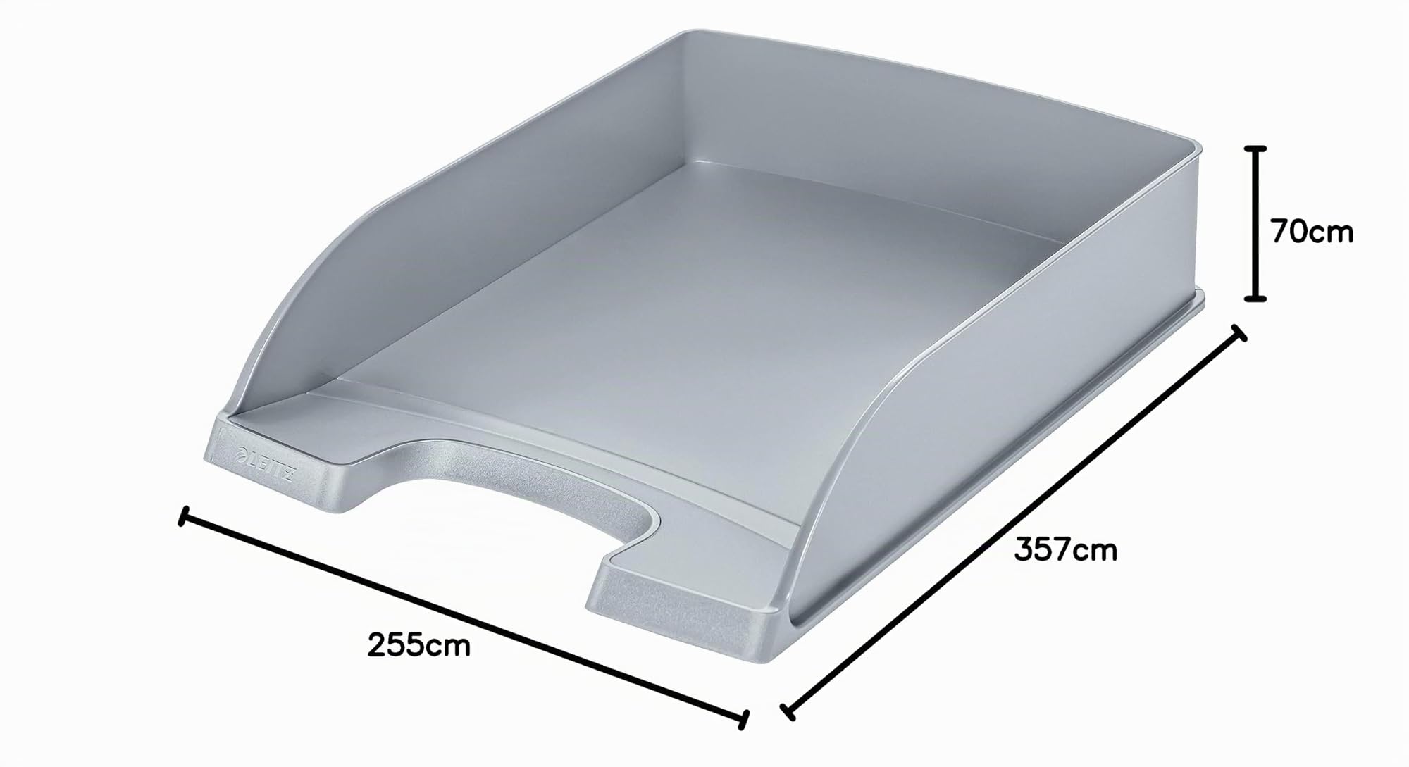 leitz-plus-briefkorb-standard-a4-briefablage-grau-52270085 image 4