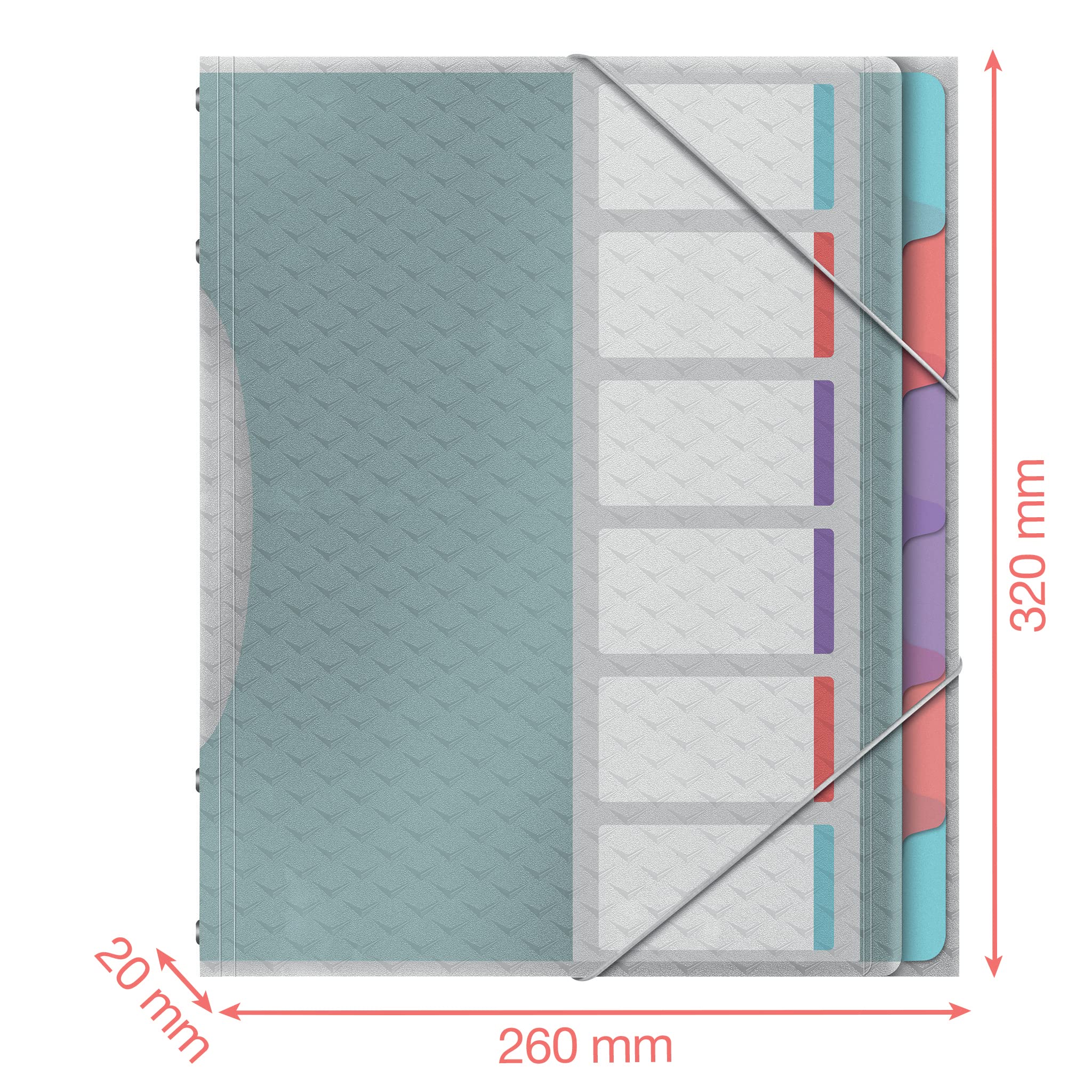 esselte-colour-breeze-projektordner-a4-mehrfarbig-6-taben-626255 image 5