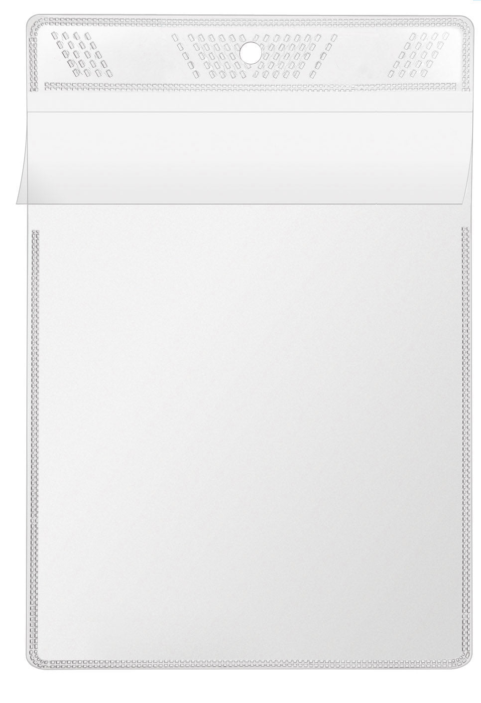 veloflex-sichttasche-din-a6-pp-140-my-glasklar-mit-klappe-10er-packung image 1