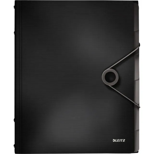 leitz-solid-ordnungsmappe-a4-45691095-pp-schwarz-6-f-cher image 1