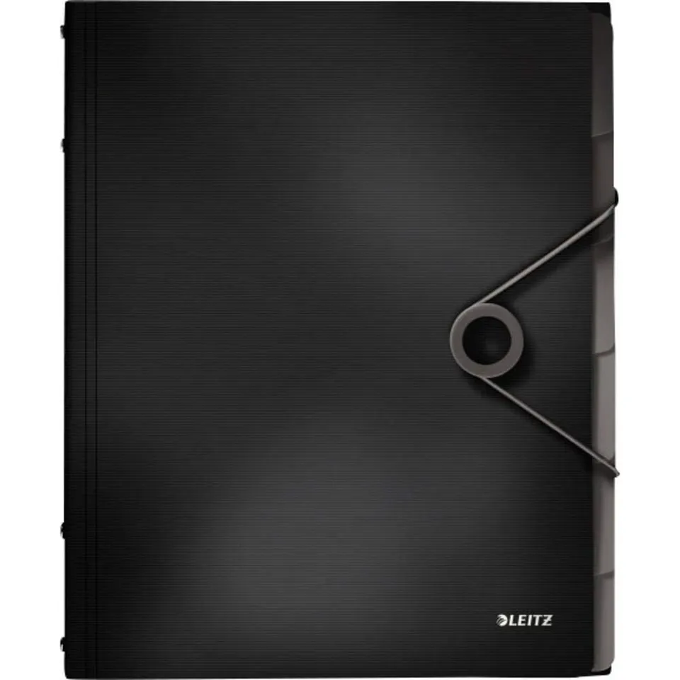 leitz-solid-ordnungsmappe-a4-45691095-pp-schwarz-6-f-cher image 1