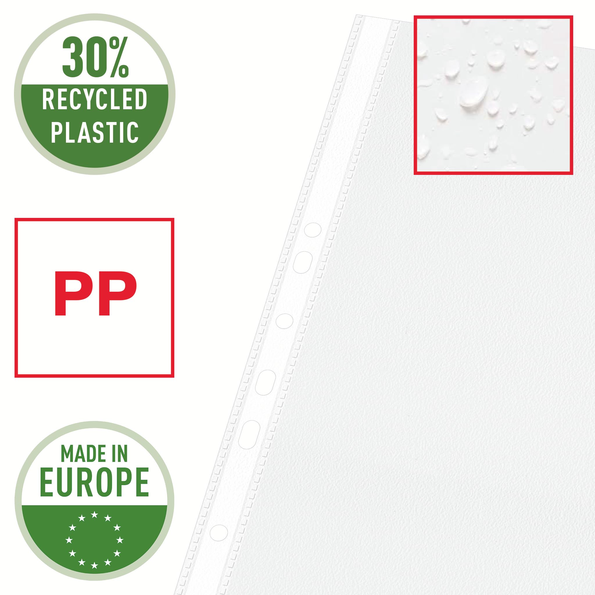 esselte-standard-plus-prospekth-llen-a3-50-st-ck-85-micron-glatt-transparent image 3