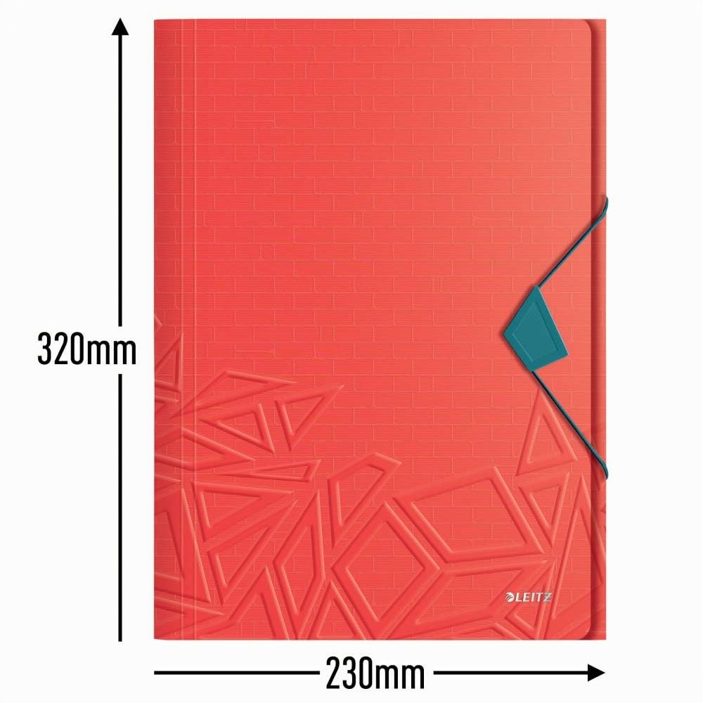 leitz-urban-chic-eckspannermappe-a4-f-r-150-blatt-kunststoff-rot-46490020 image 2