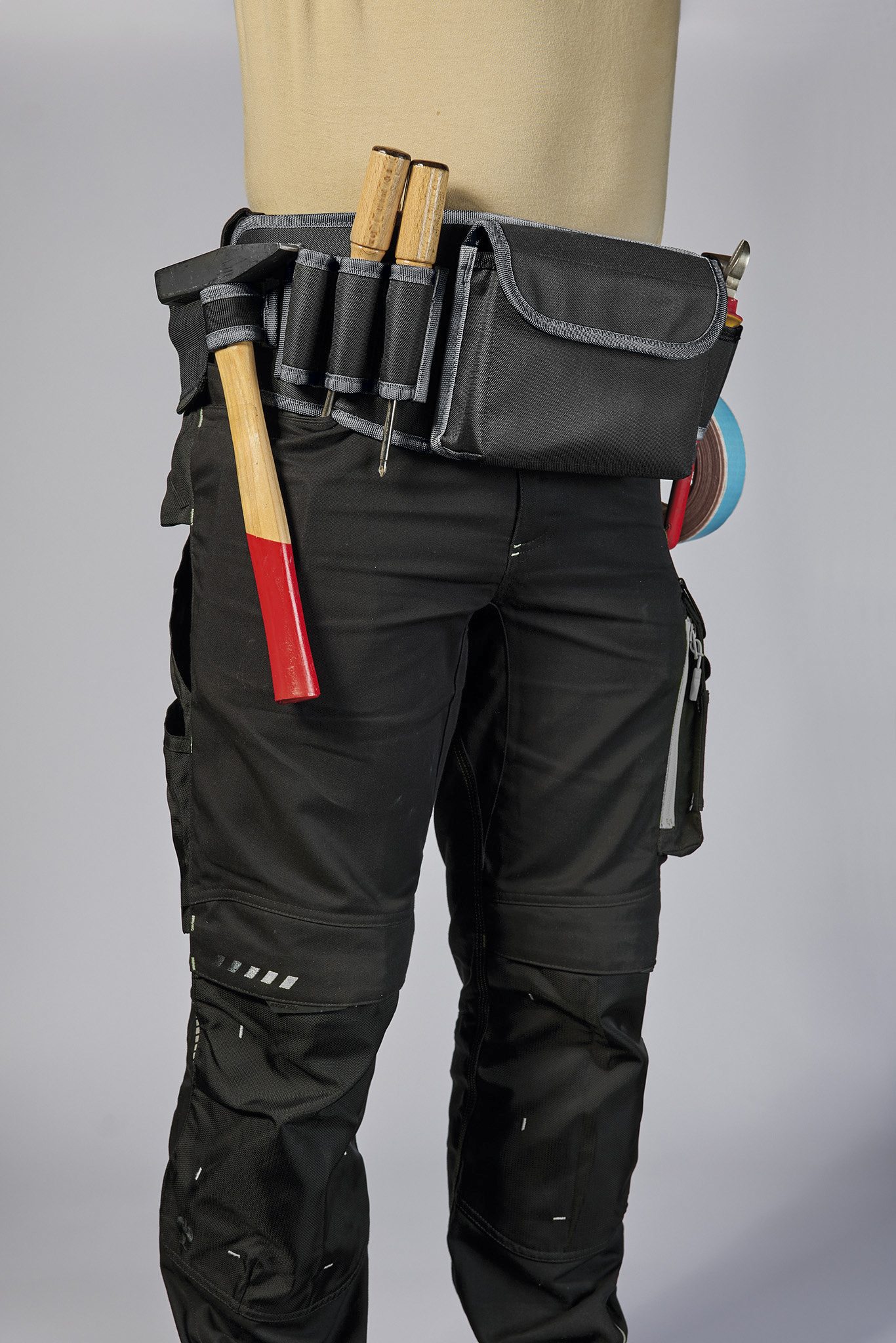 veloflex-tool-bag-m-werkzeug-g-rteltasche-schwarz-grau image 6