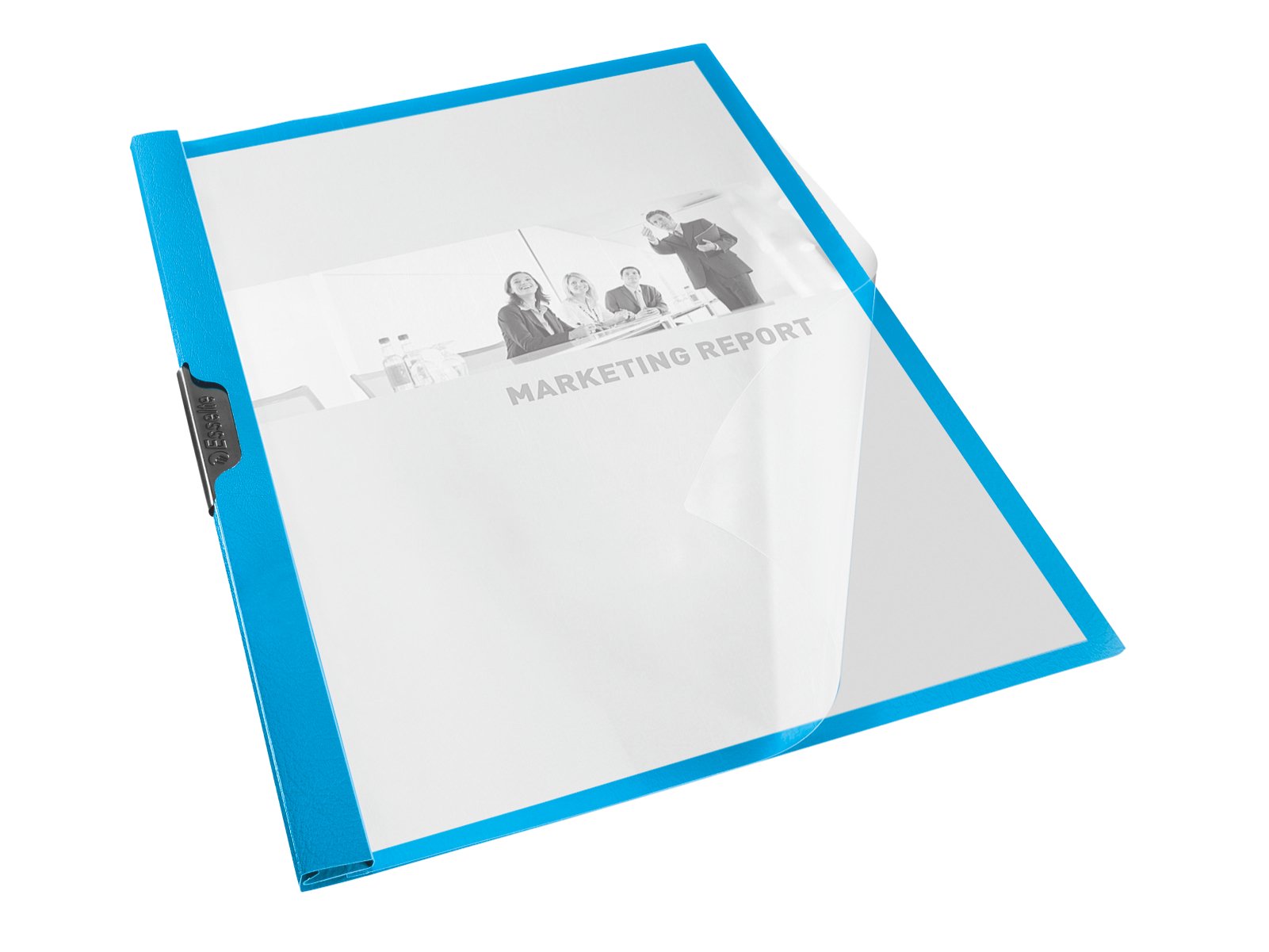 esselte-vivida-klemm-mappe-a4-563750-f-r-30-blatt-blau-25-st-ck image 2