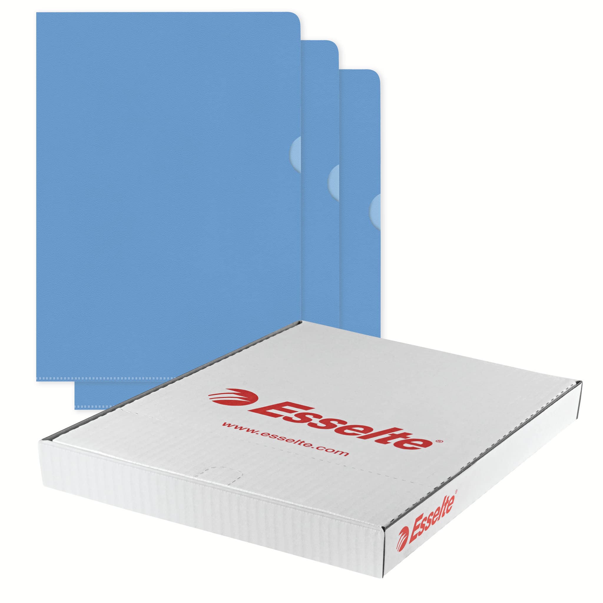 esselte-standard-plus-sichth-llen-a4-100-st-ck-blau-matt-0-115-mm image 6