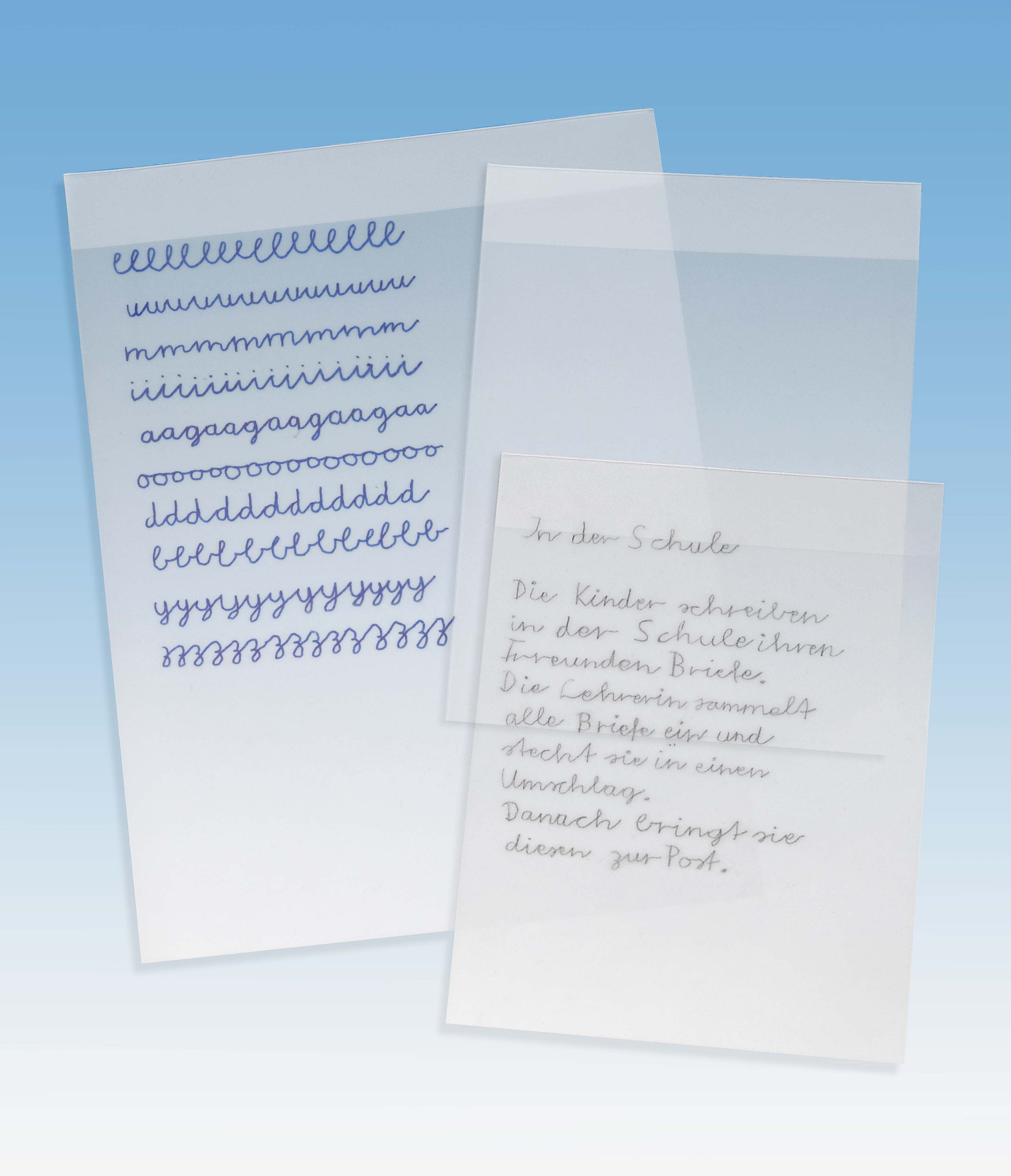 veloflex-bungsschreibfolie-din-a4-pvc-blendfrei-transparent-50er-pack image 2