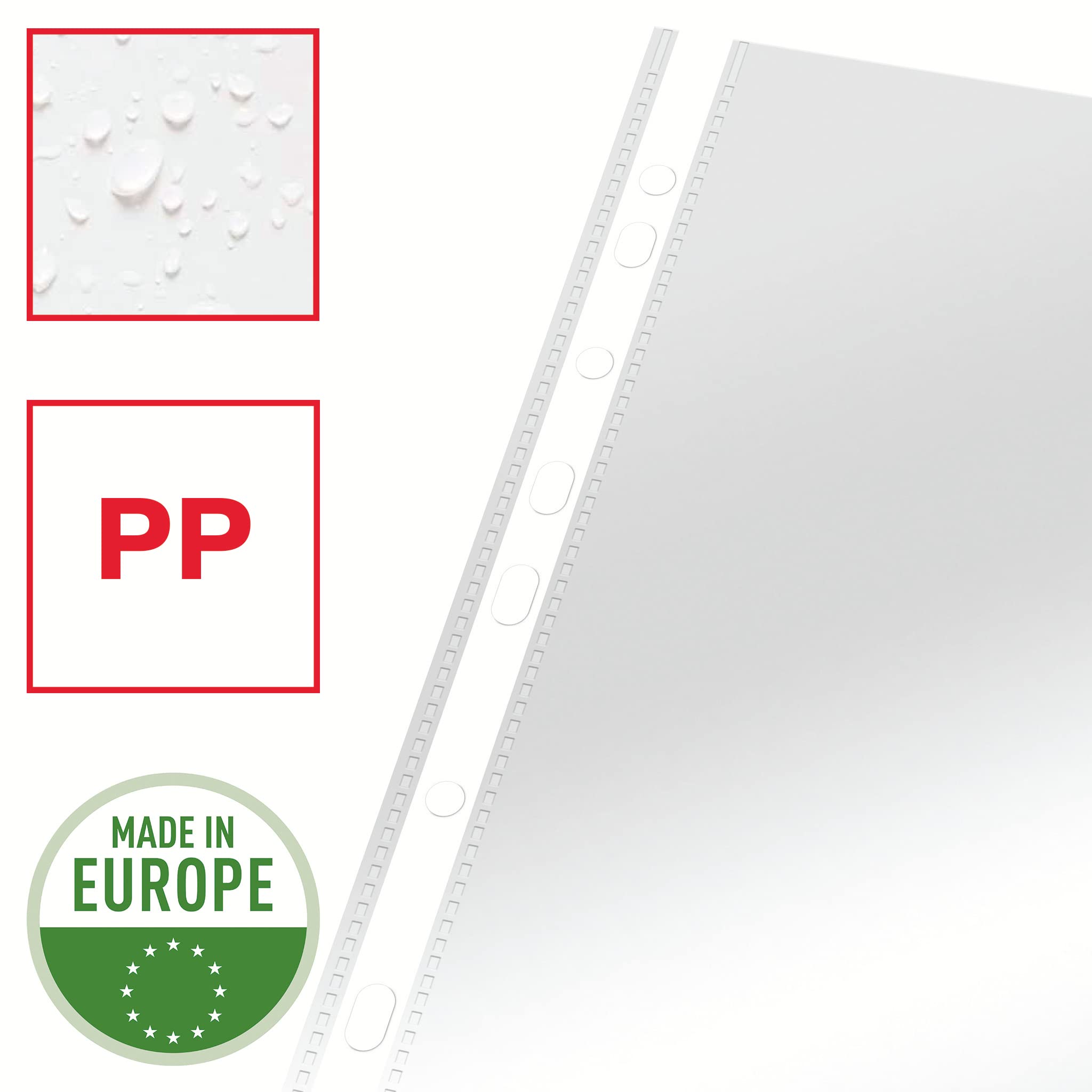 esselte-standard-prospekth-llen-a4-farblos-gl-nzend-100-st-ck-0-055-mm image 3