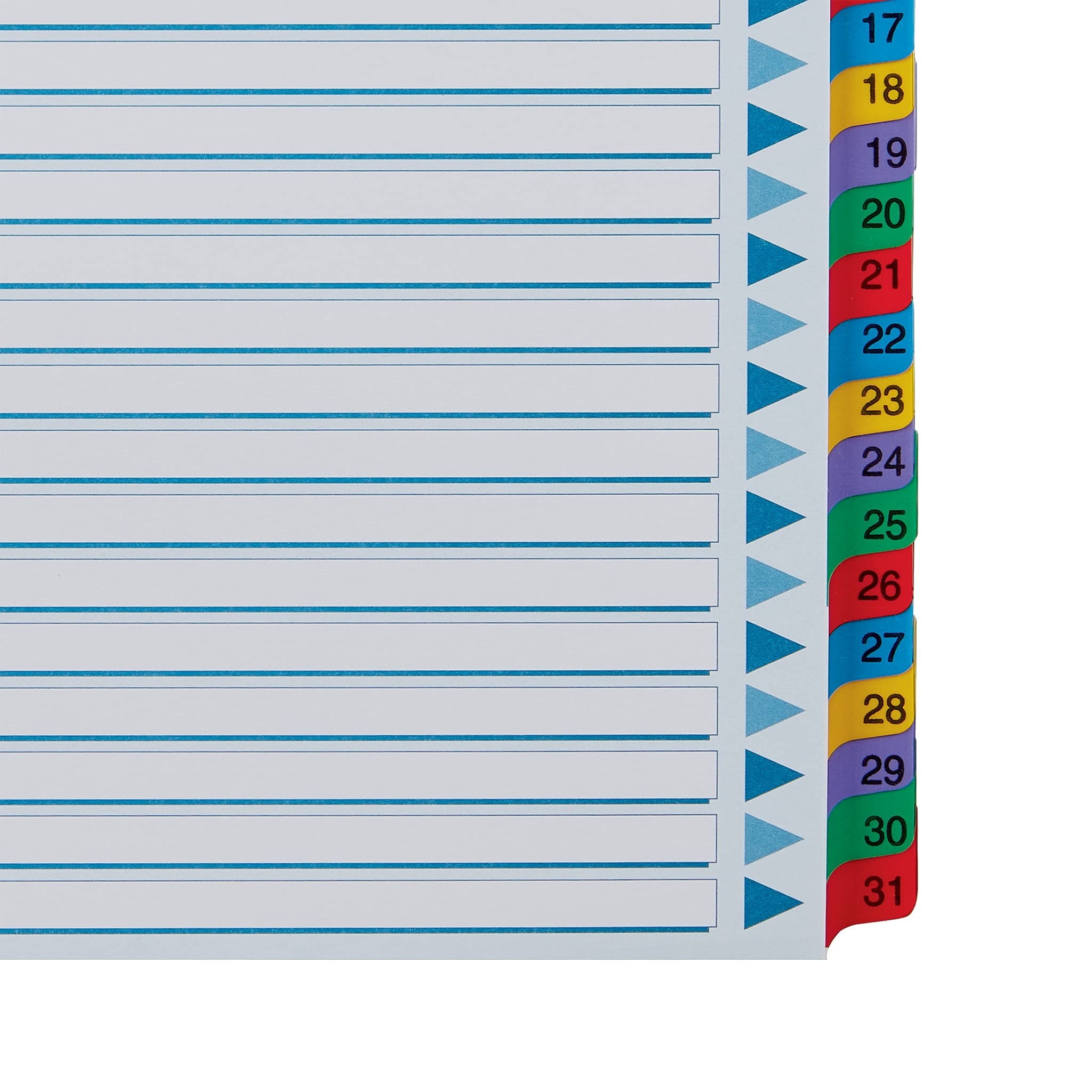 esselte-register-a4-1-31-mit-deckblatt-blau-100164 image 7
