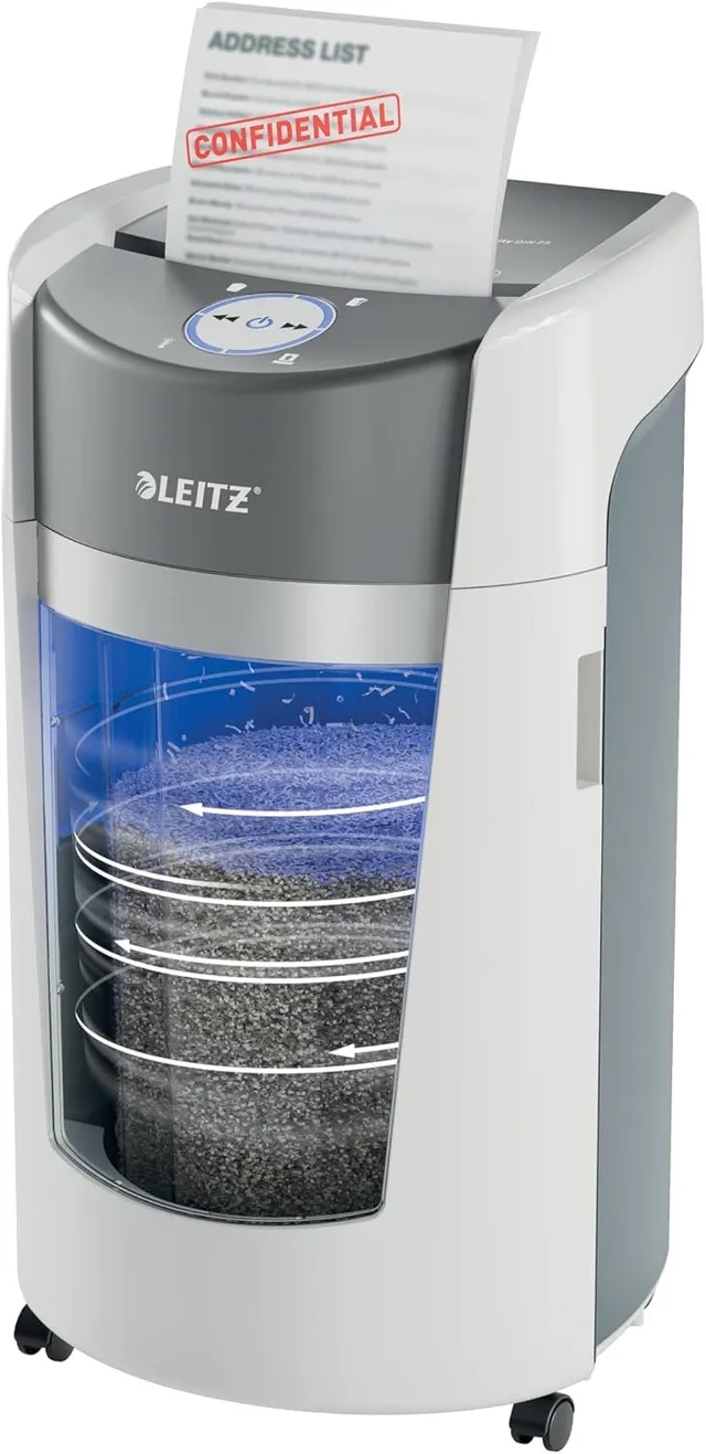 leitz-iq-optimax-office-550-p5-aktenvernichter-mikroschnitt-35-liter-wei image 1