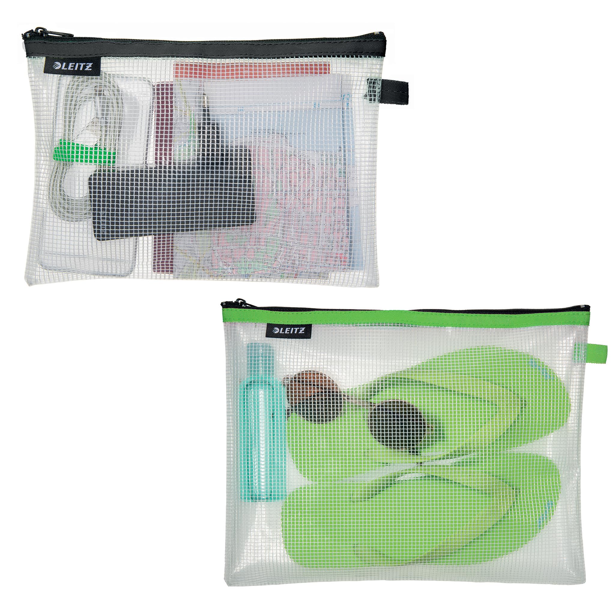 leitz-wow-traveller-zip-beutel-4er-set-transparent-40160099 image 3