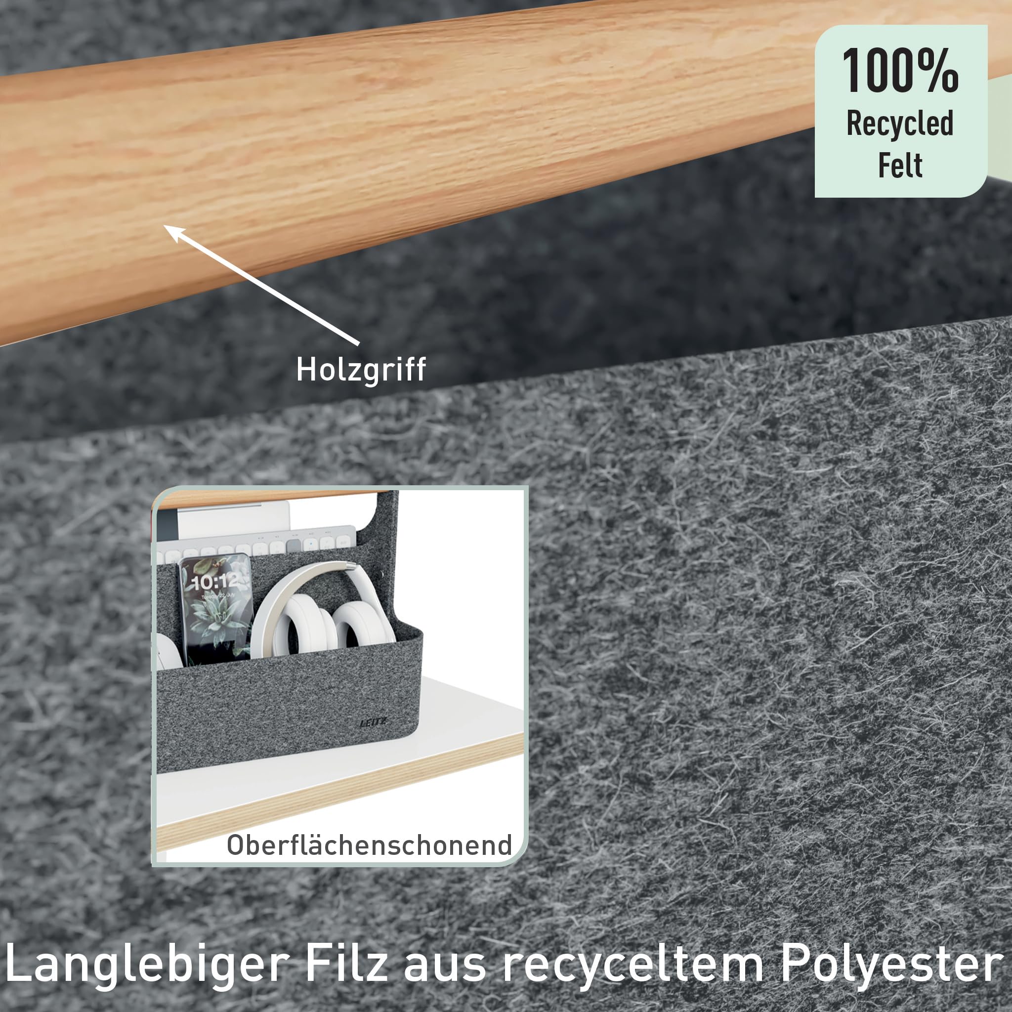 leitz-schreibtisch-organizer-mit-griff-filz-dunkelgrau-38-x-19-x-25-5-cm image 6